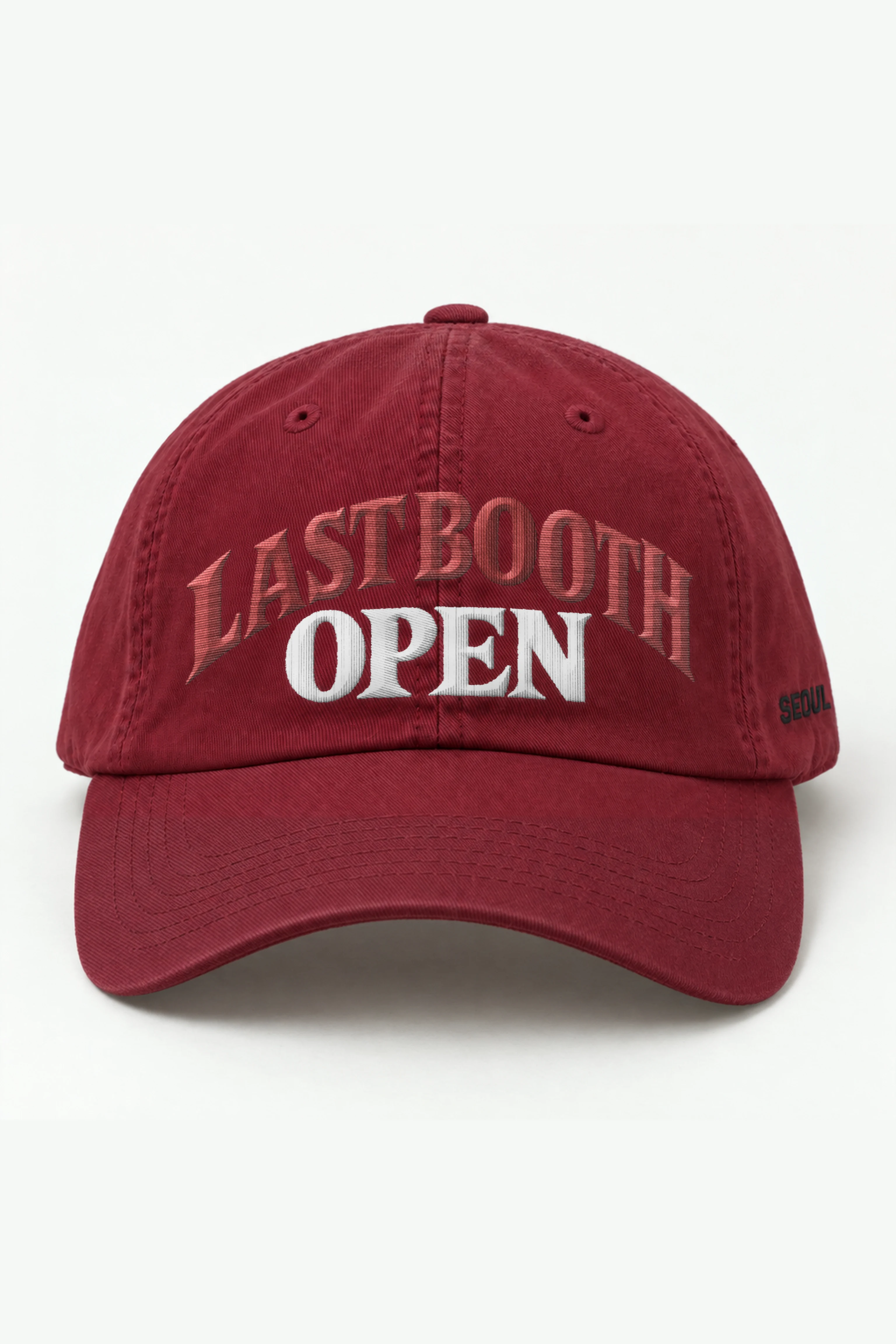 "Last Booth Open" Classic Dad Hat · Embroidered