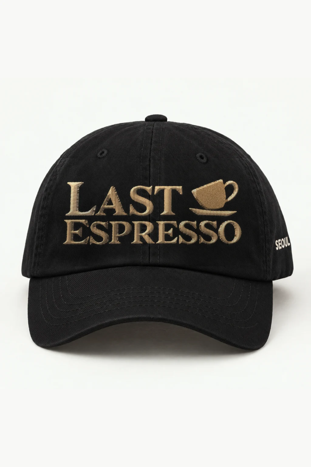 "Last Espresso Embroidered" Classic Dad Hat · Embroidered
