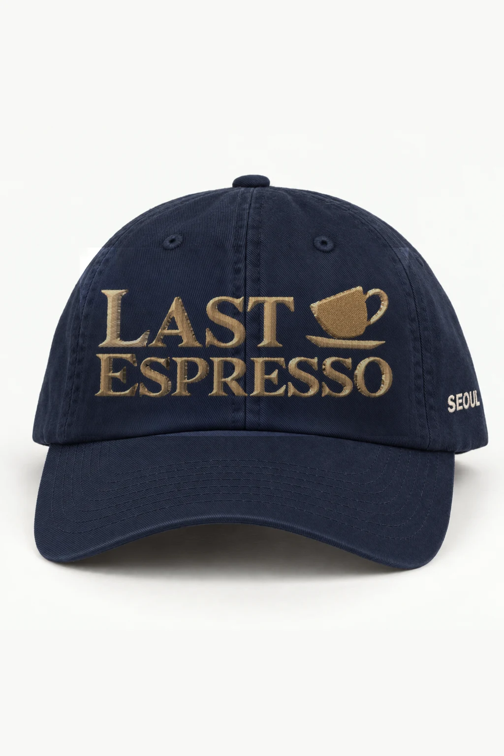 "Last Espresso Embroidered" Classic Dad Hat · Embroidered