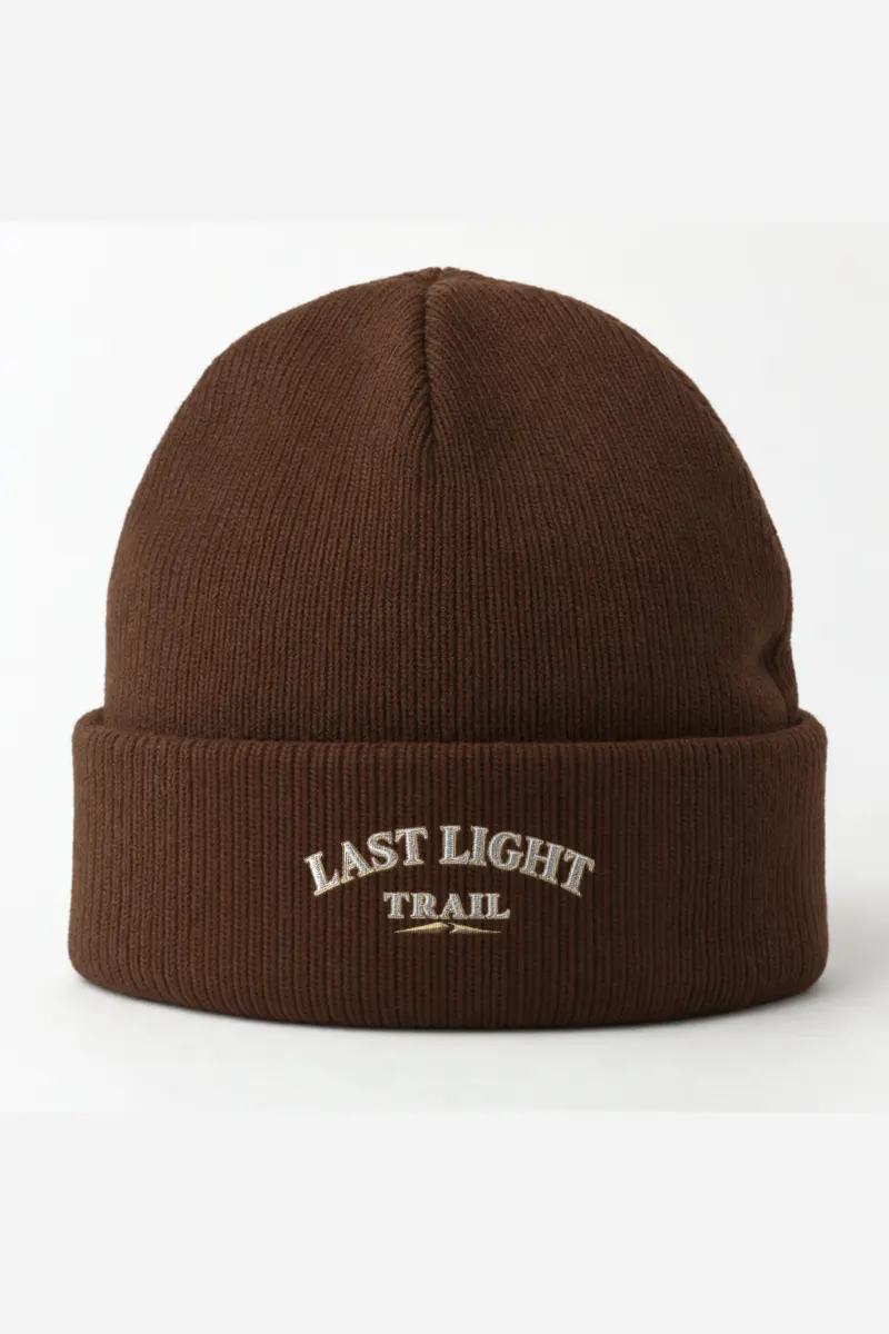 "Last Light Trail" Cuffed Beanie · Embroidered
