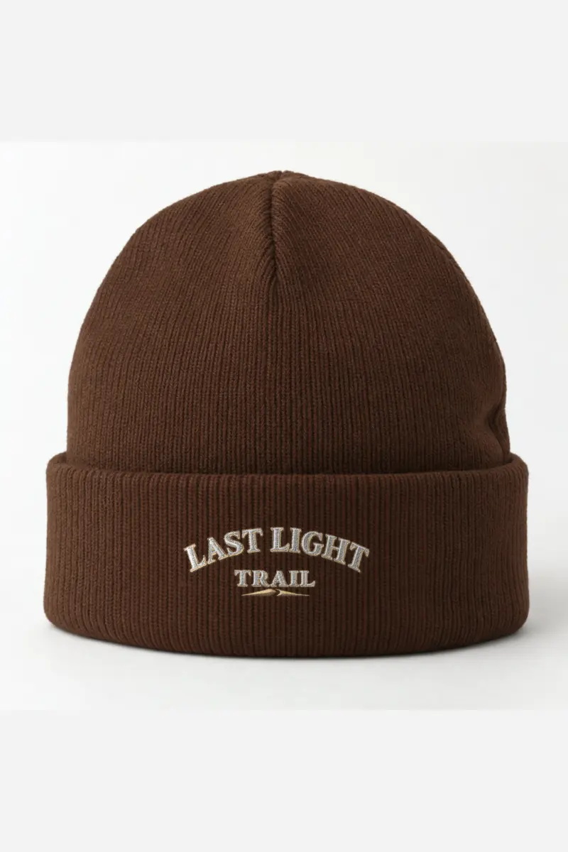 "Last Light Trail" Cuffed Beanie · Embroidered