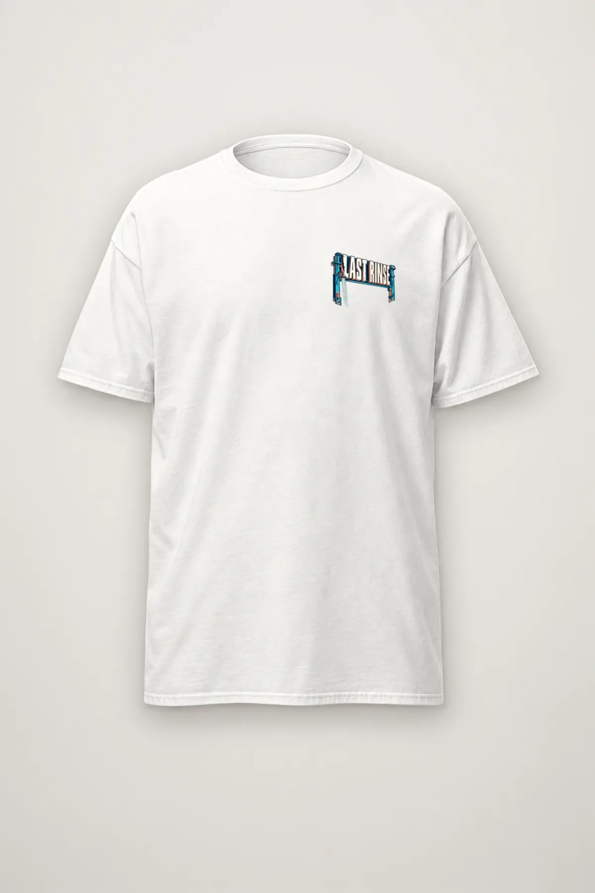 "Last Rinse Busan" Heavyweight Unisex Crewneck T-shirt