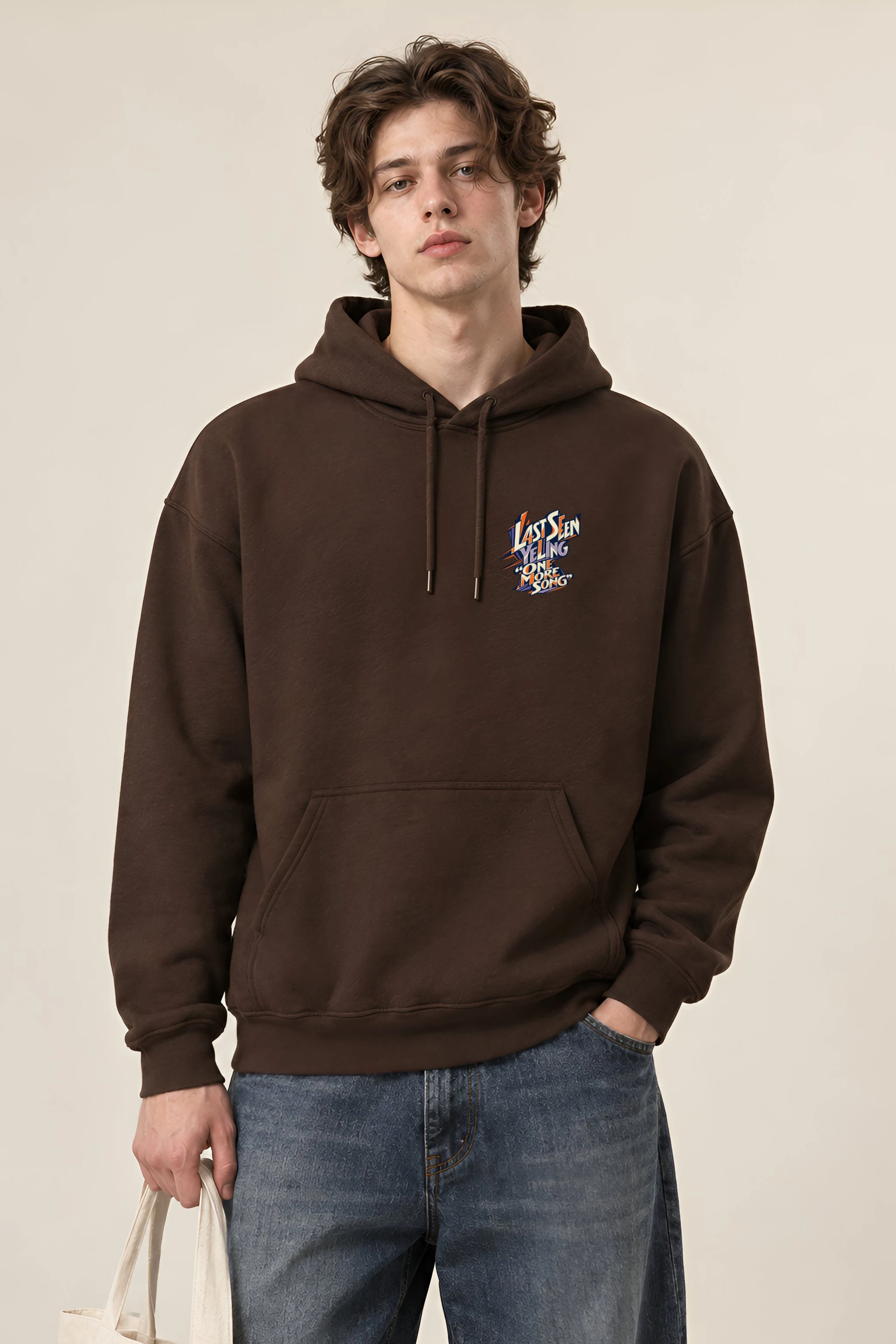 "Last Seen Yelling One More Song" Heavy Blend Unisex Pullover Hoodie