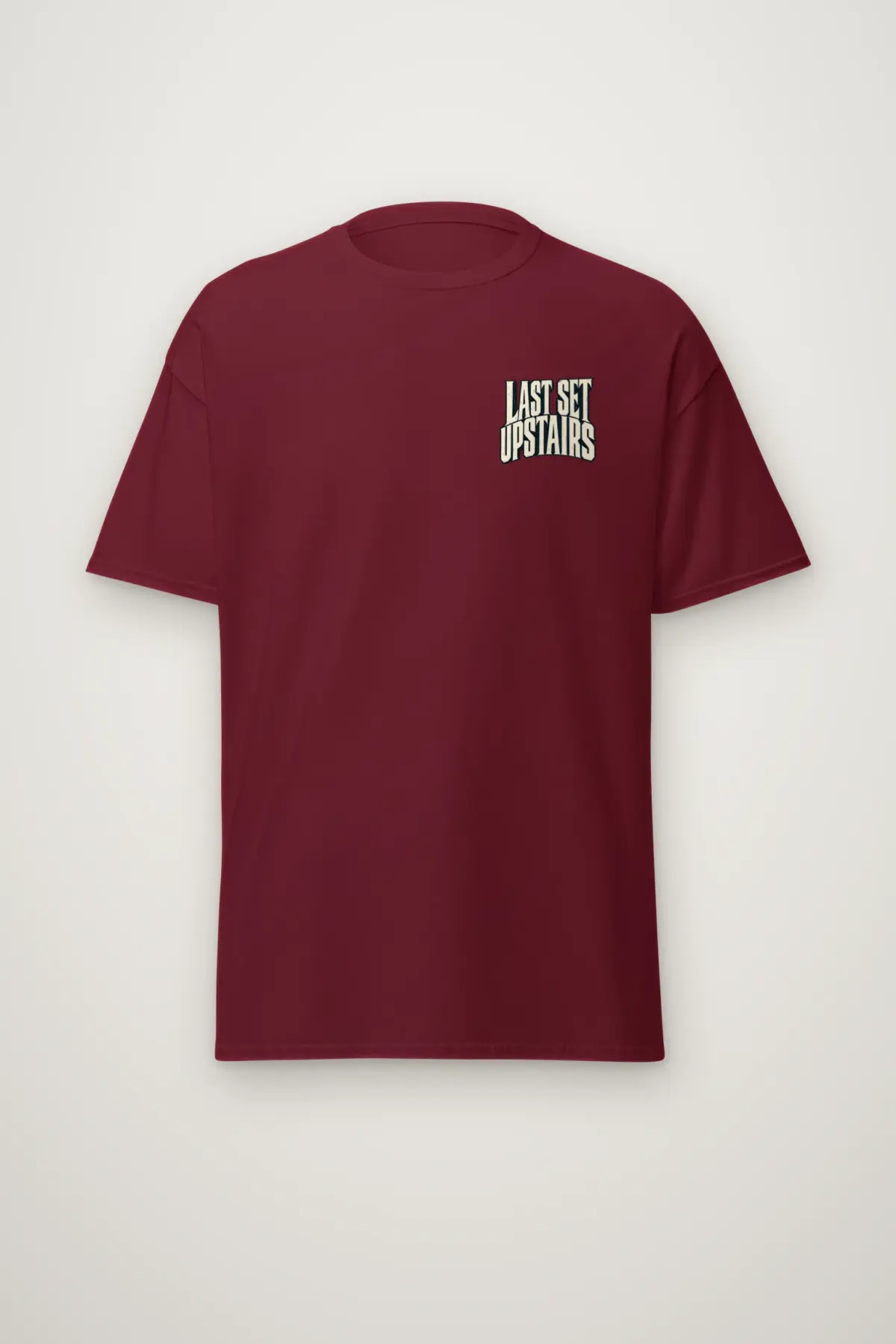 "Last Set Upstairs" Heavyweight Unisex Crewneck T-shirt
