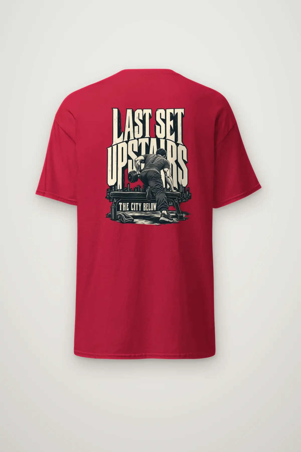 "Last Set Upstairs" Heavyweight Unisex Crewneck T-shirt