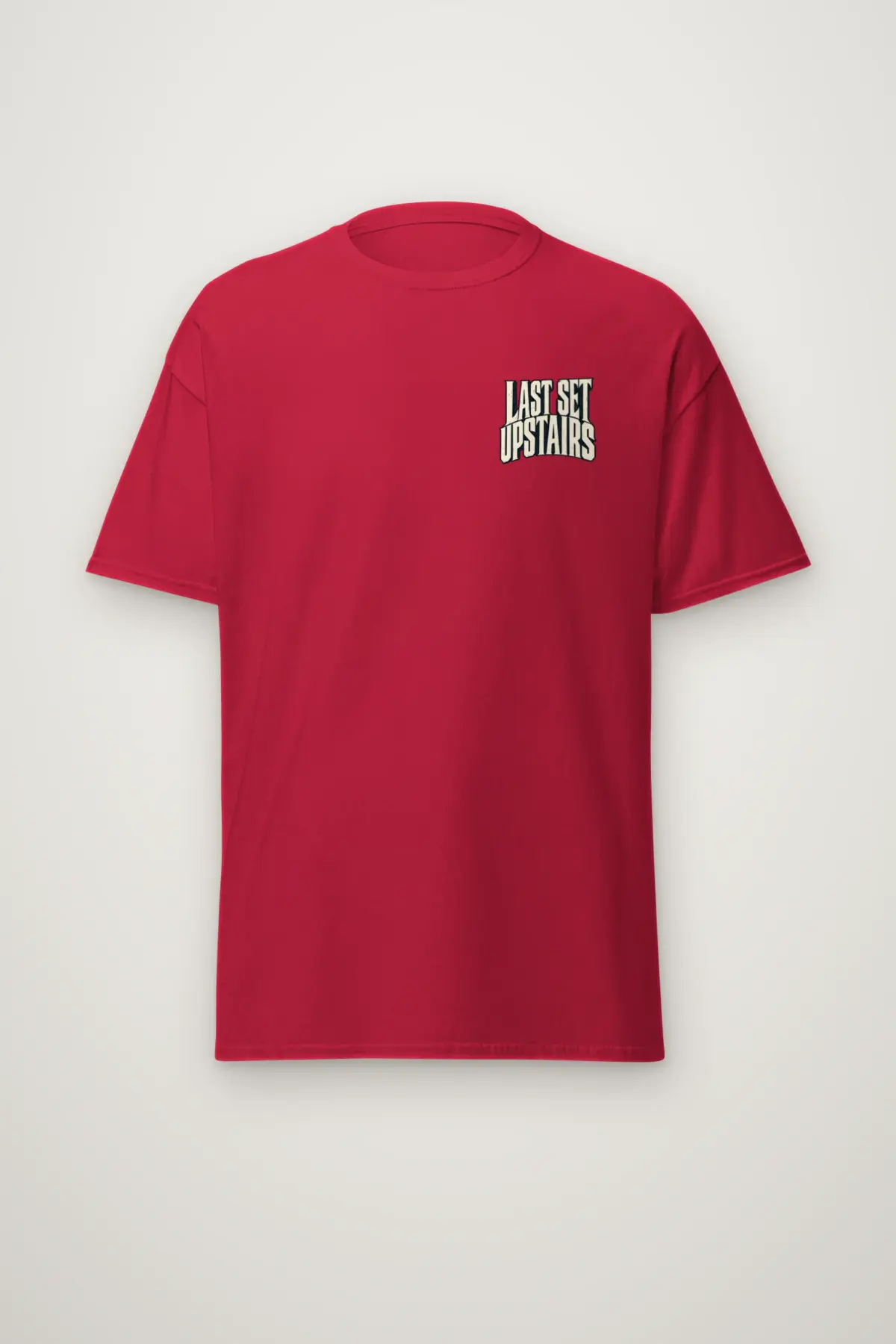 "Last Set Upstairs" Heavyweight Unisex Crewneck T-shirt