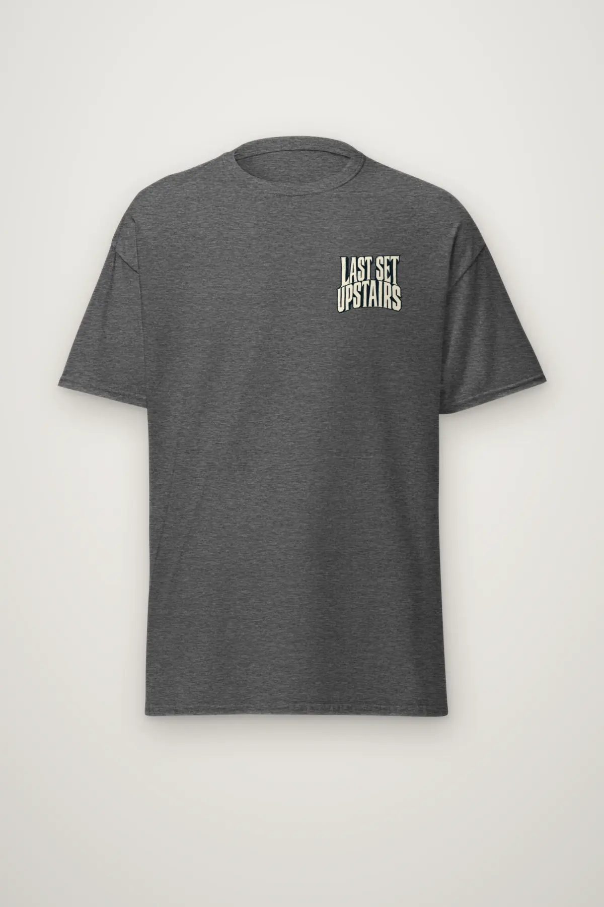 "Last Set Upstairs" Heavyweight Unisex Crewneck T-shirt