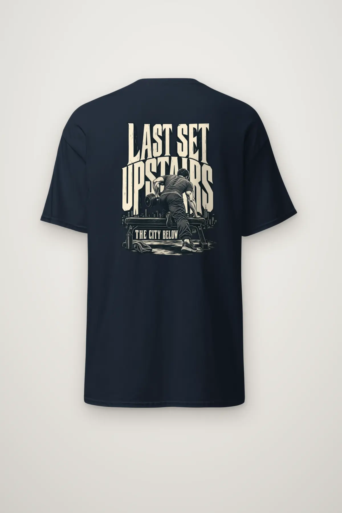"Last Set Upstairs" Heavyweight Unisex Crewneck T-shirt