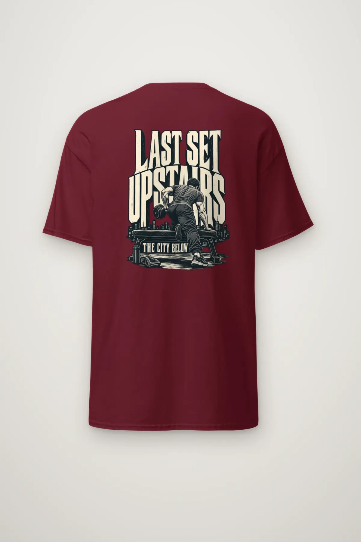 "Last Set Upstairs" Heavyweight Unisex Crewneck T-shirt