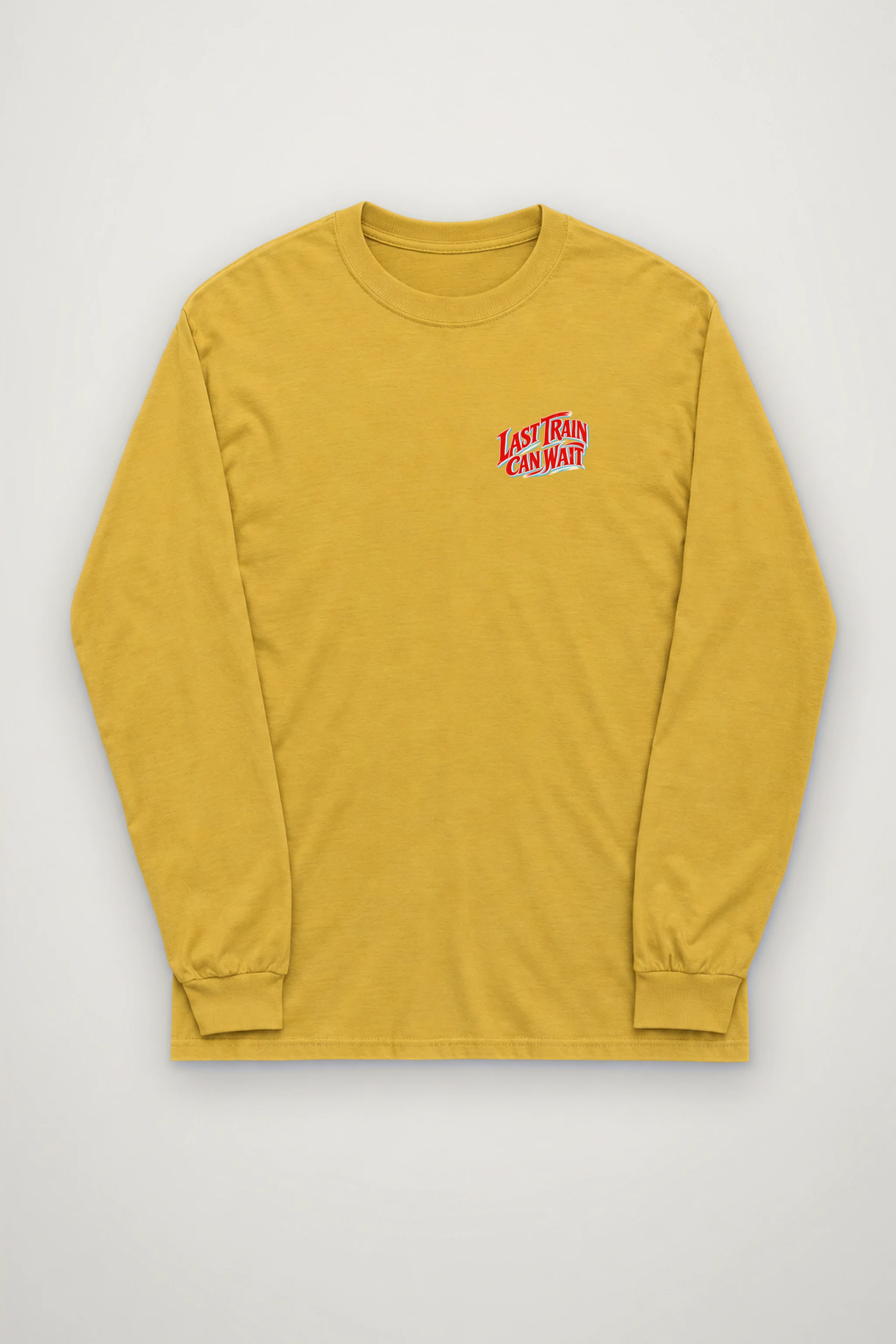 "Last Train Can Wait" Unisex Longsleeve T-shirt