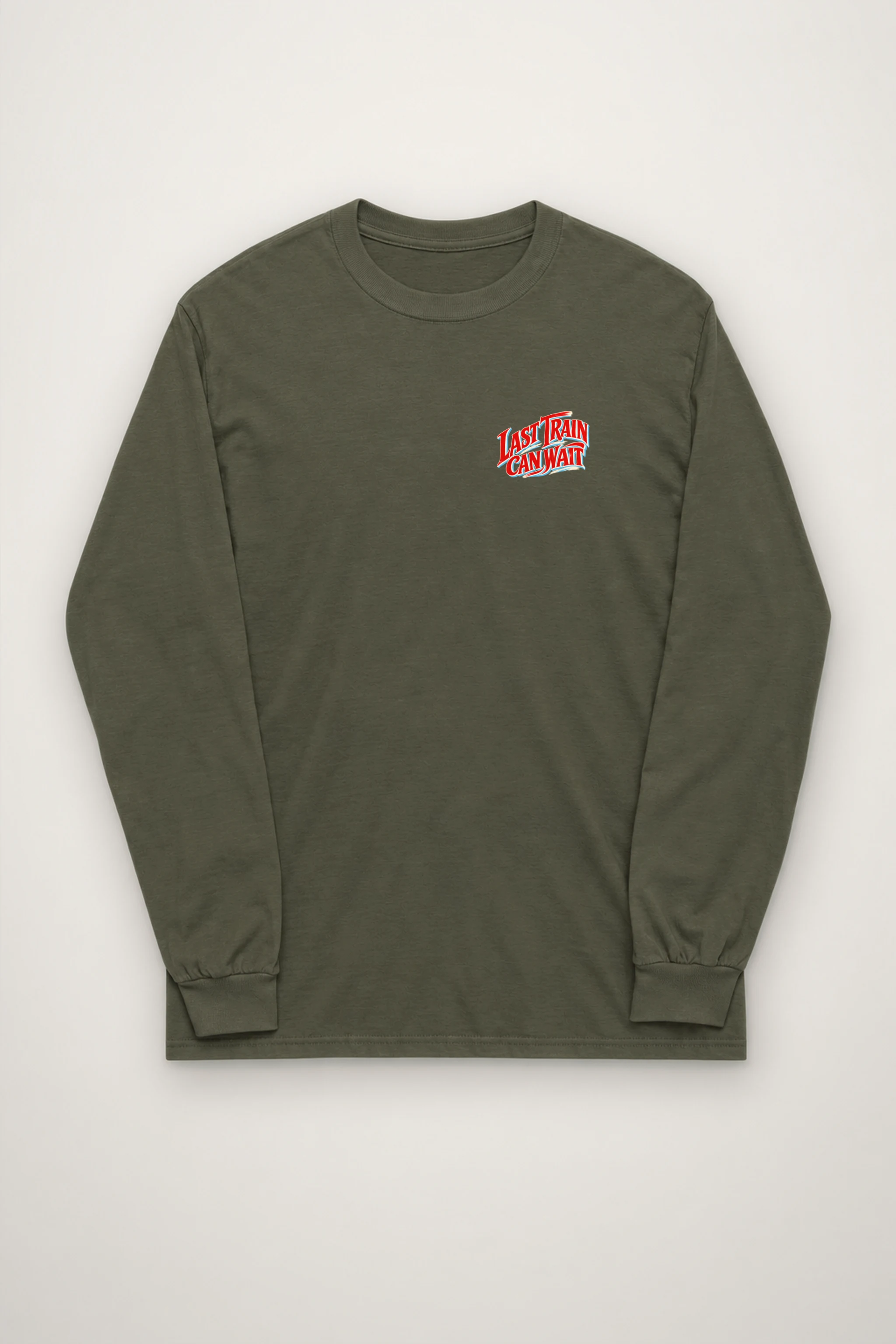 "Last Train Can Wait" Unisex Longsleeve T-shirt