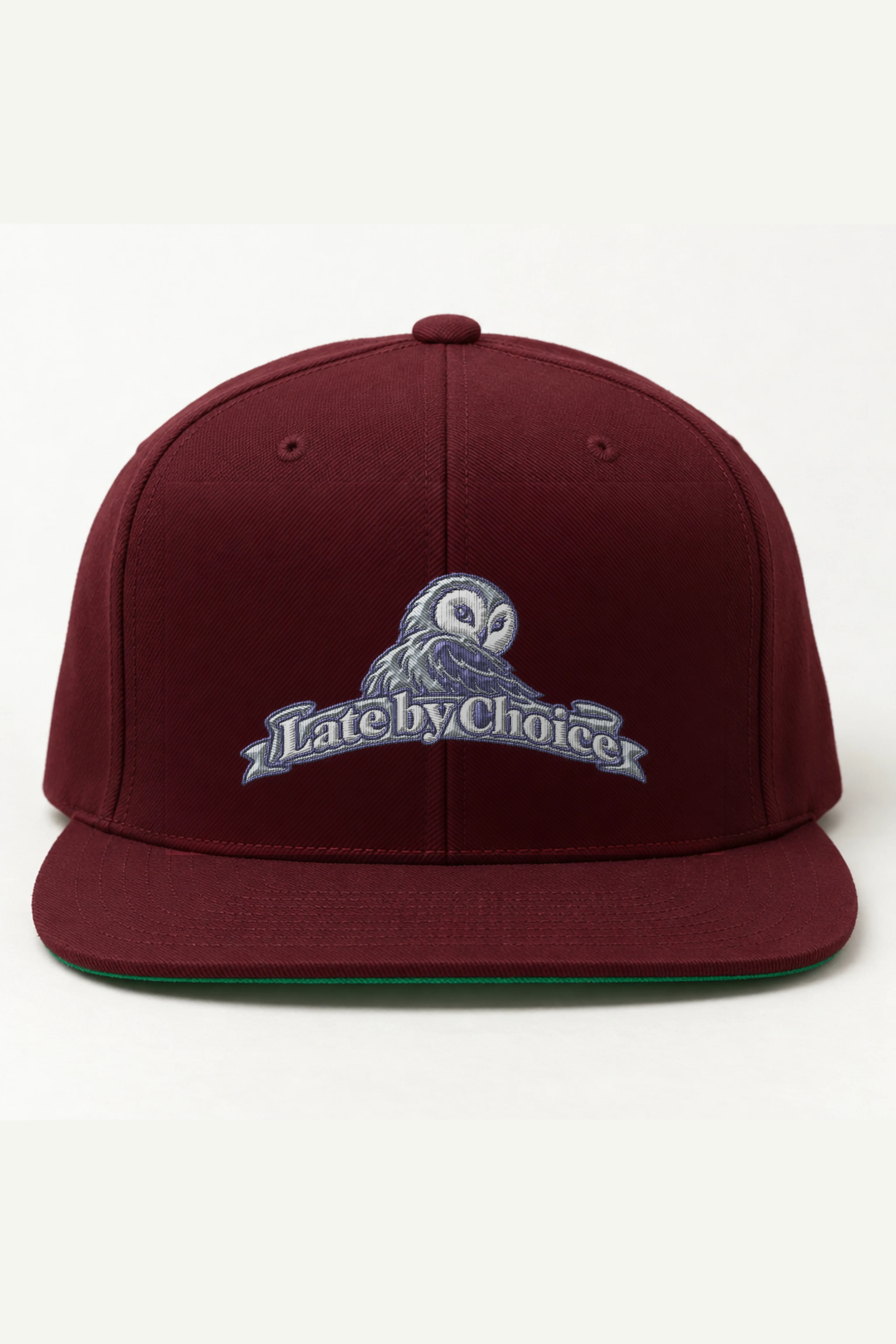 "Late by Choice" Classic Snapback · Embroidered