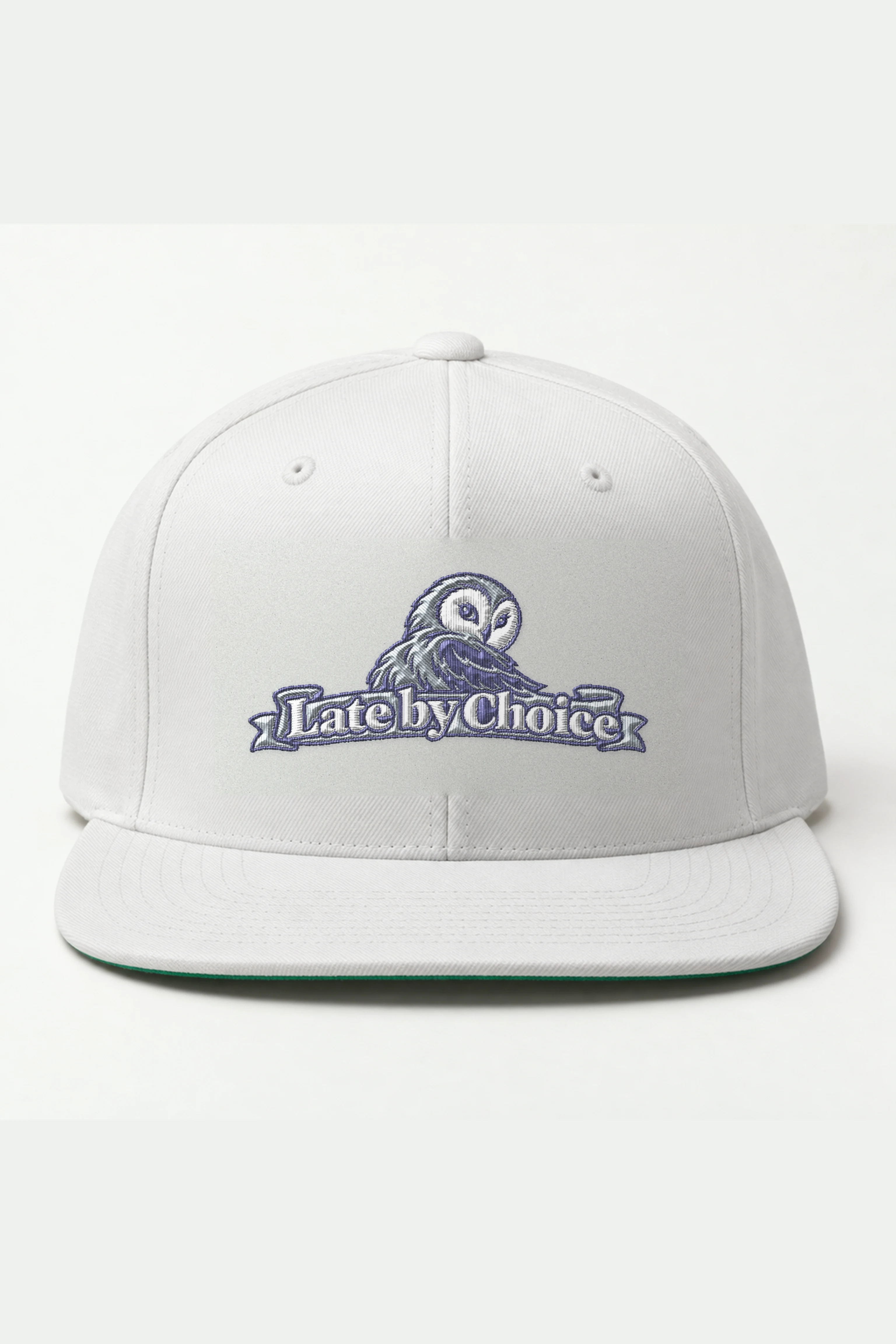 "Late by Choice" Classic Snapback · Embroidered