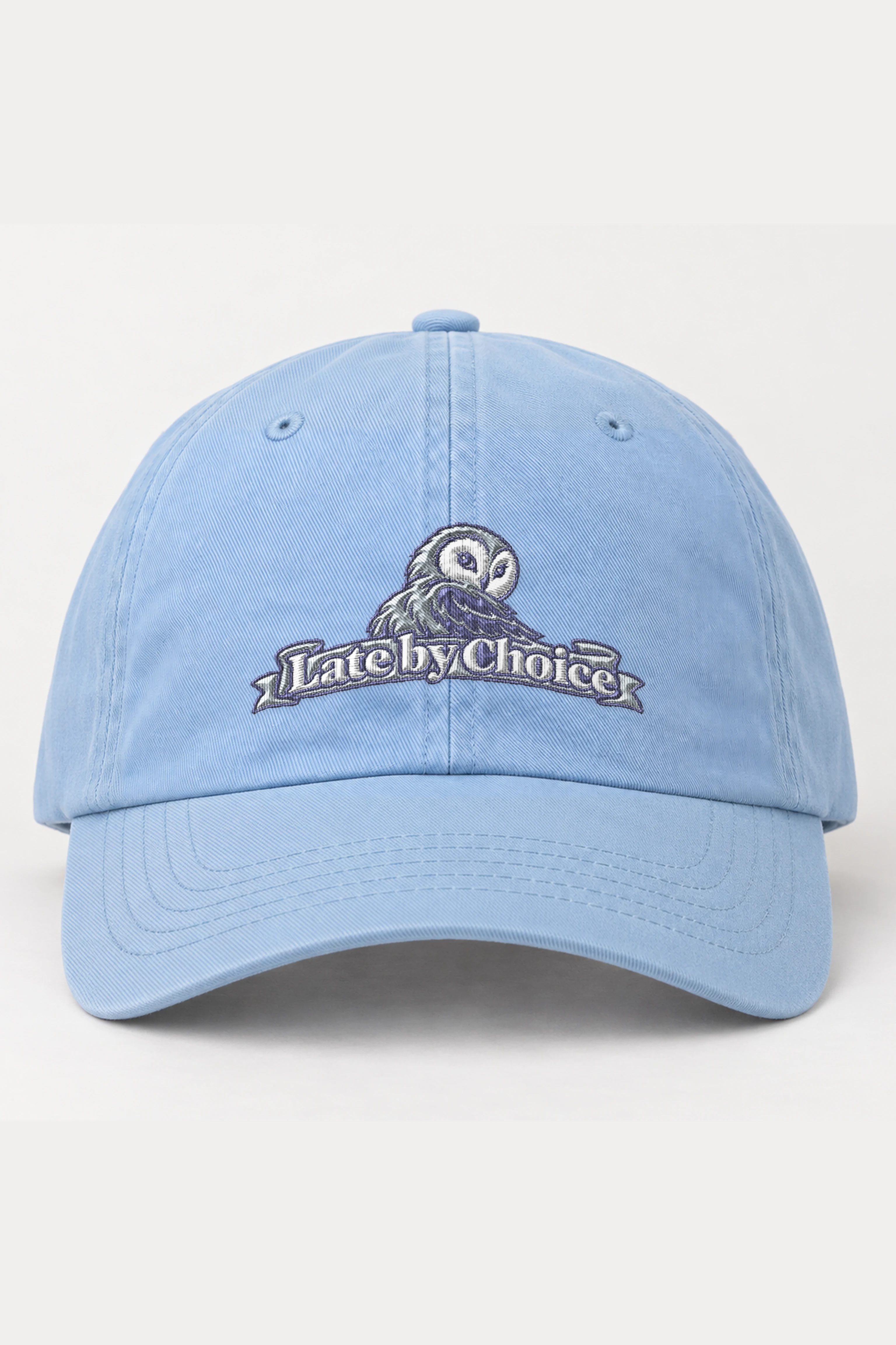 "Late by Choice Owl" Classic Dad Hat · Embroidered