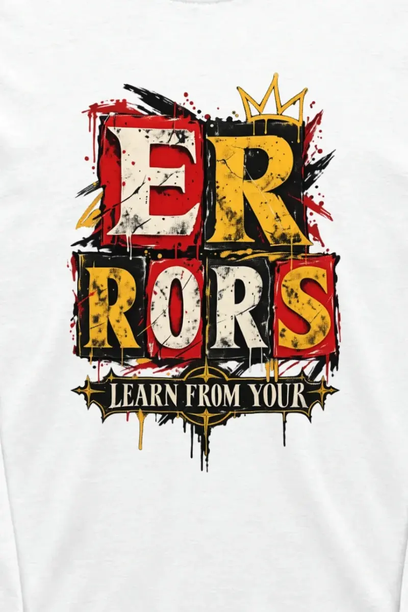 "Learn From Errors" Unisex Longsleeve T-shirt