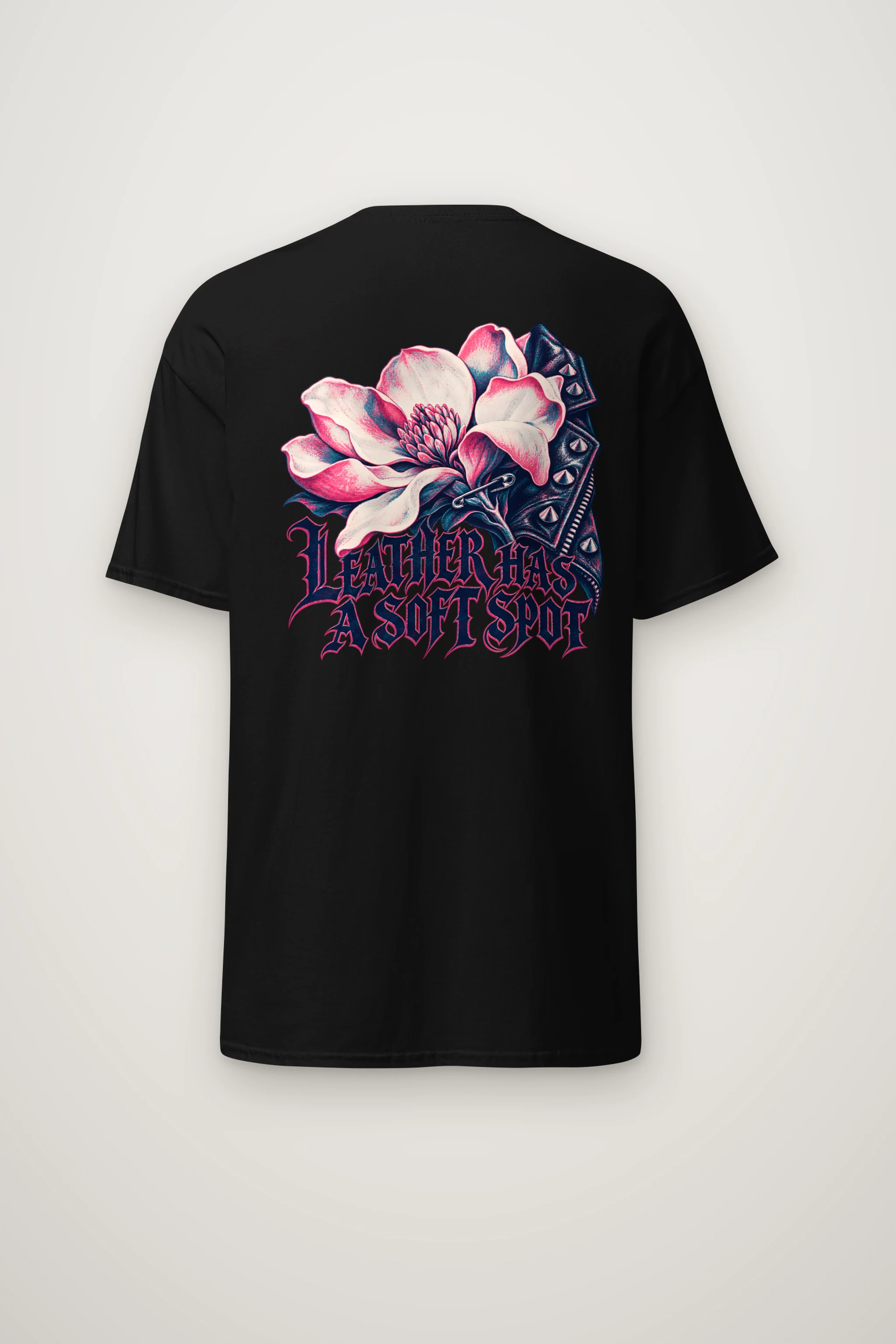 "Leather Has a Soft Spot" Heavyweight Unisex Crewneck T-shirt