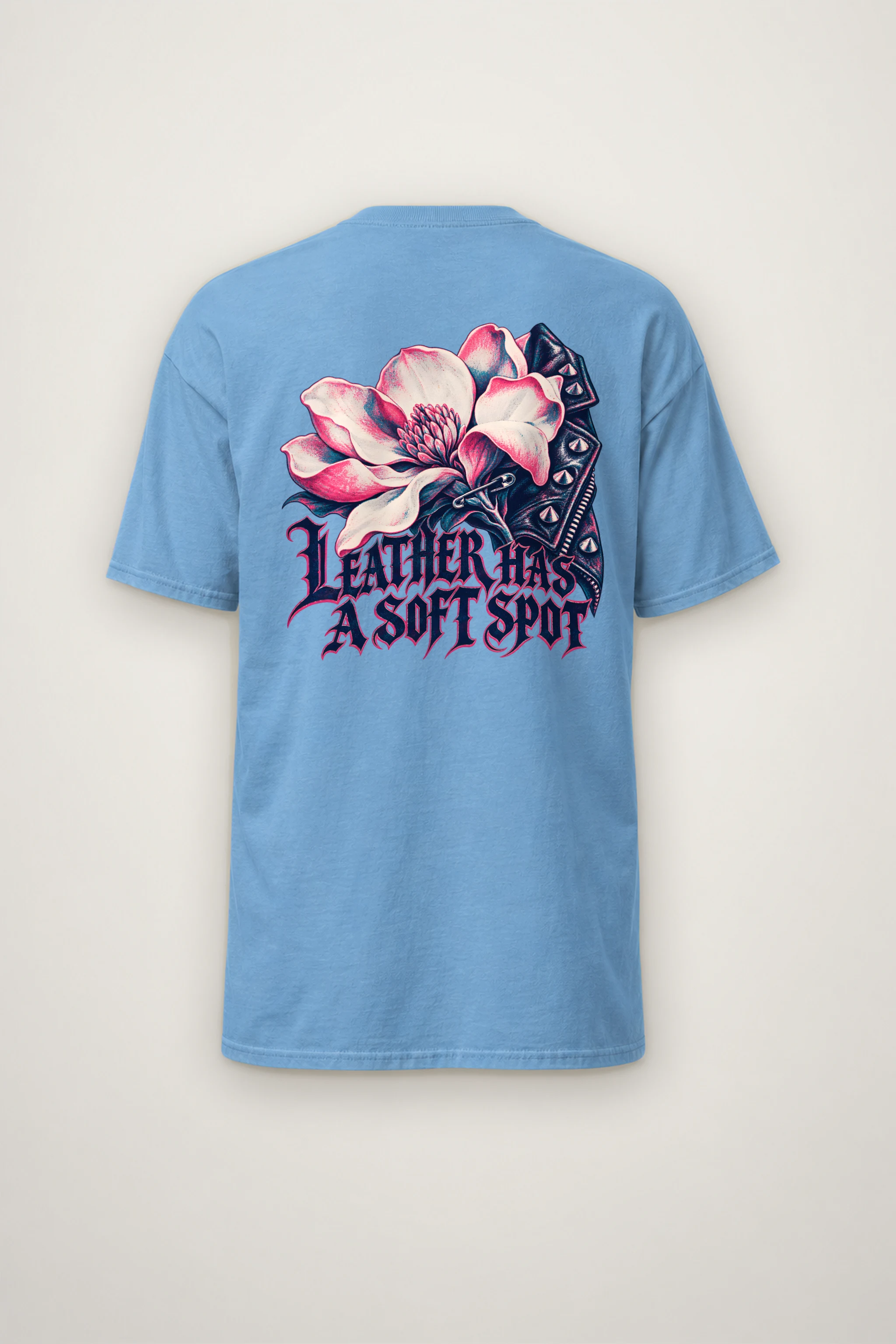 "Leather Has a Soft Spot" Heavyweight Unisex Crewneck T-shirt