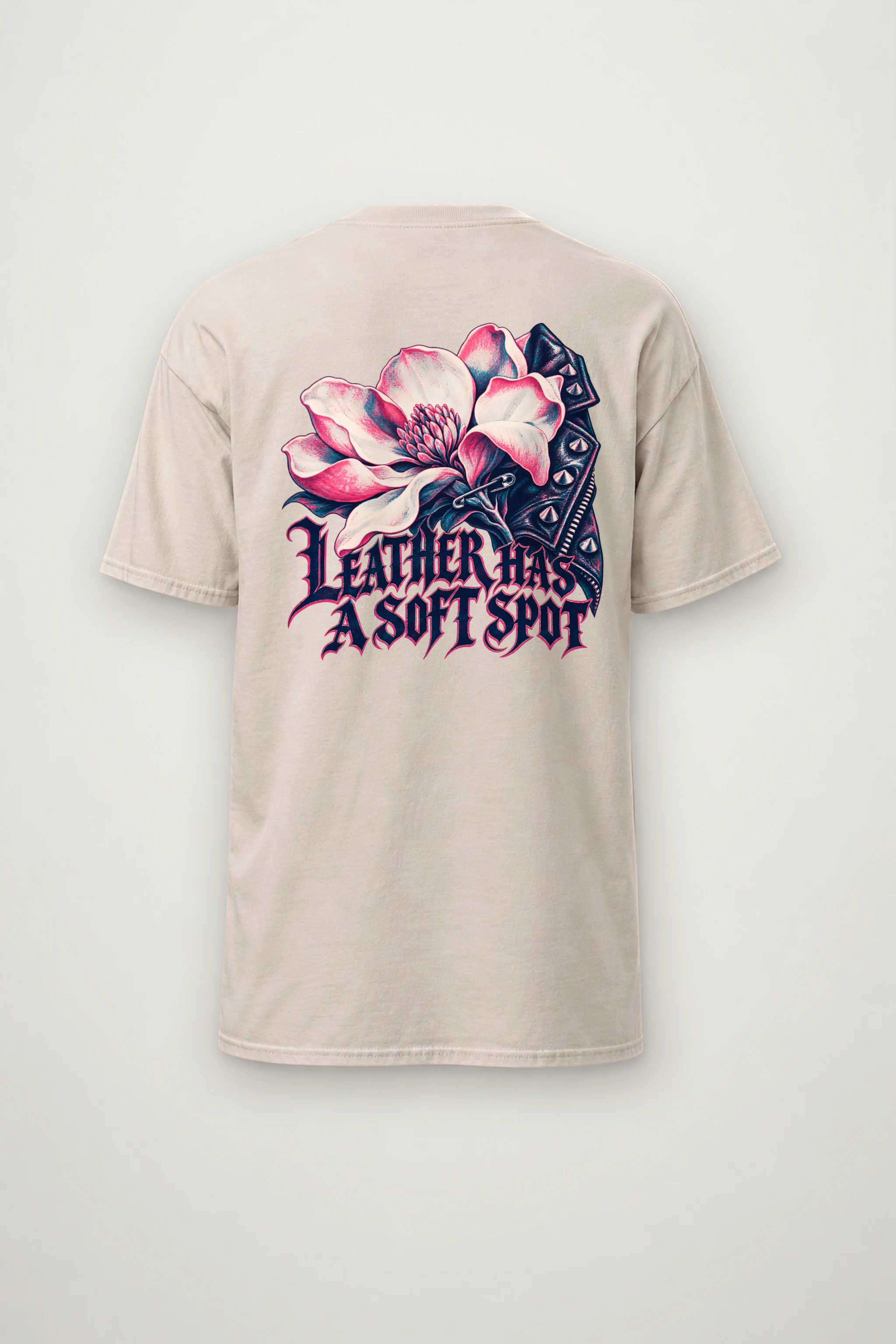 "Leather Has a Soft Spot" Heavyweight Unisex Crewneck T-shirt