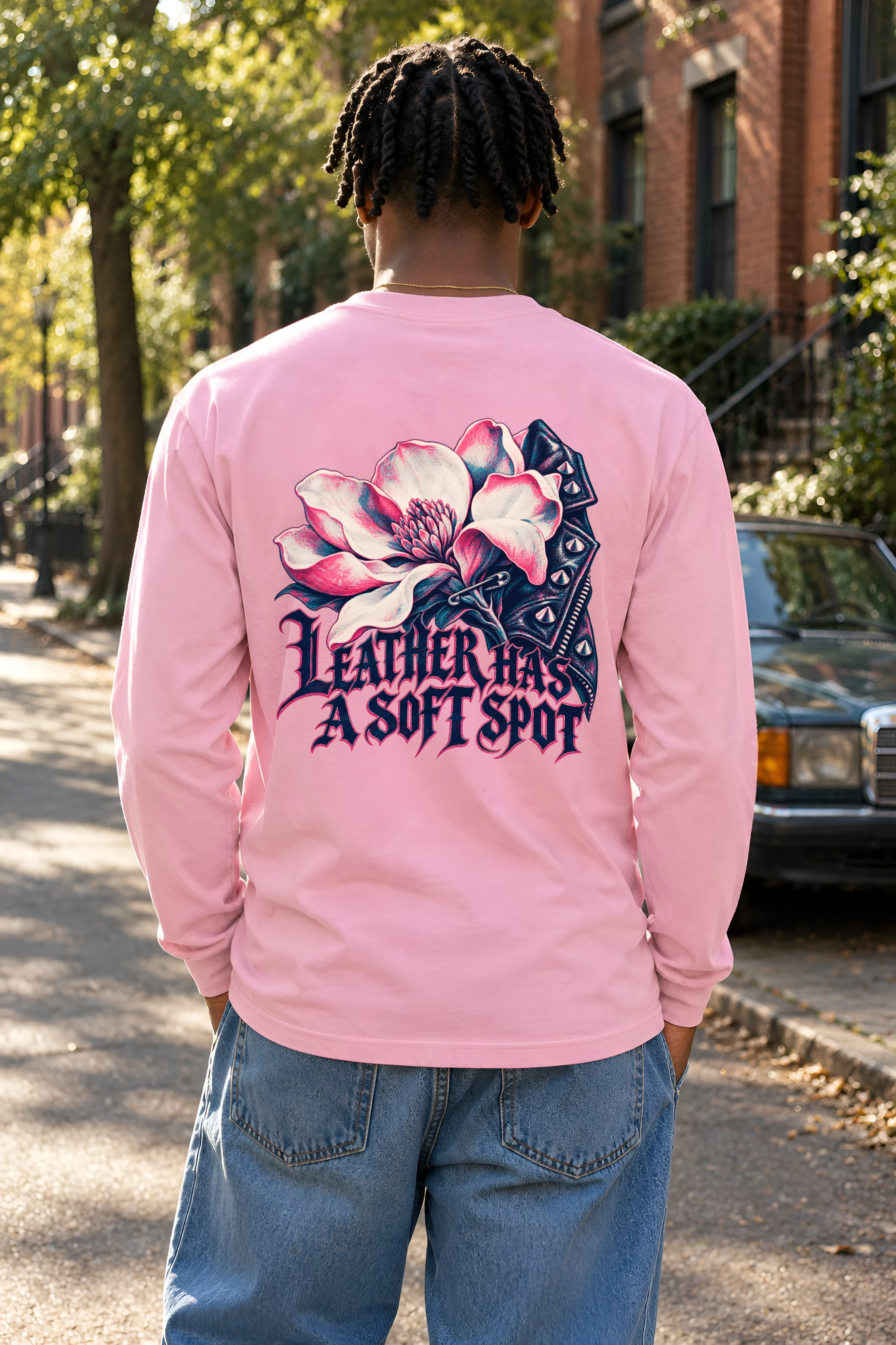 "Leather Has a Soft Spot" Unisex Longsleeve T-shirt