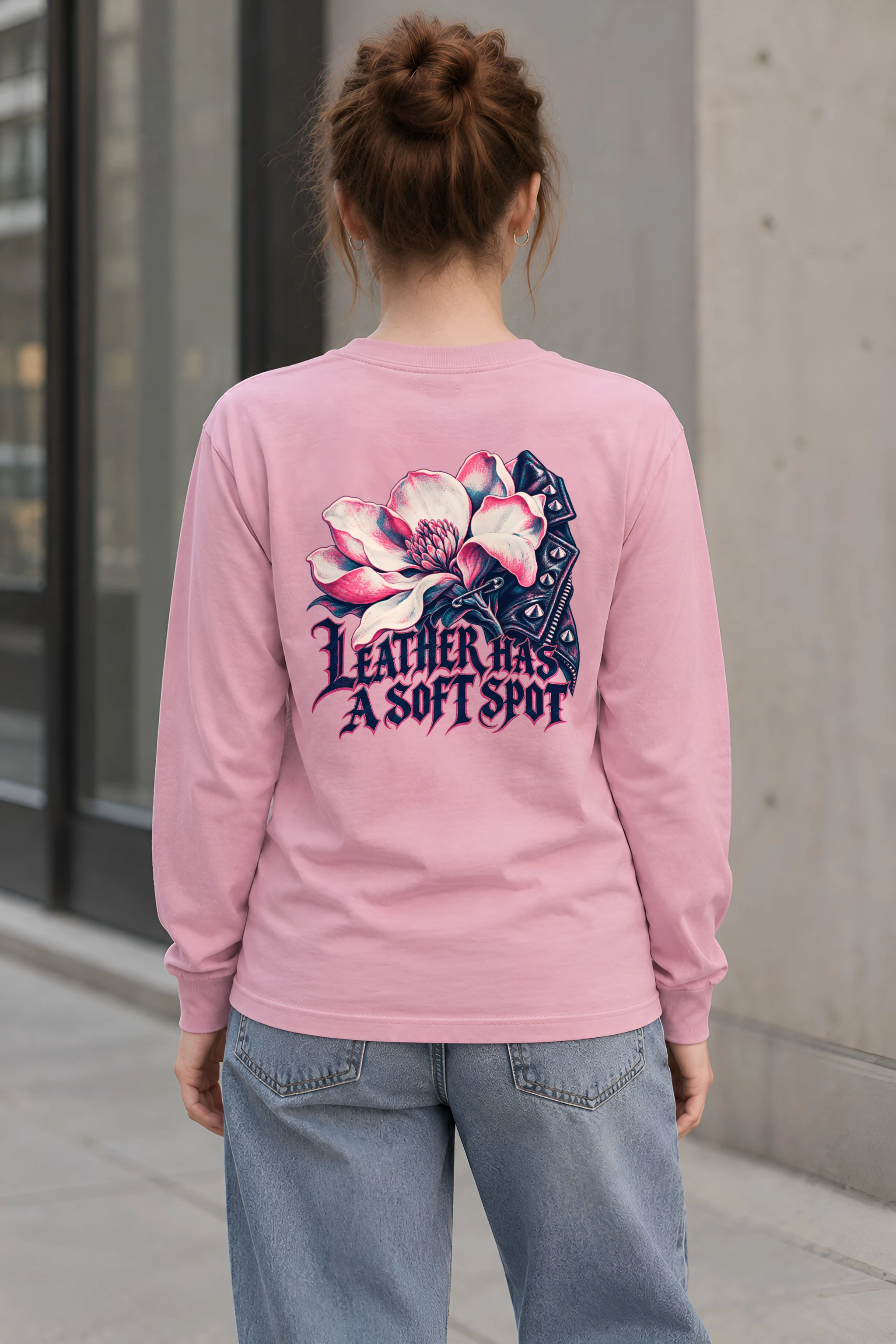 "Leather Has a Soft Spot" Unisex Longsleeve T-shirt