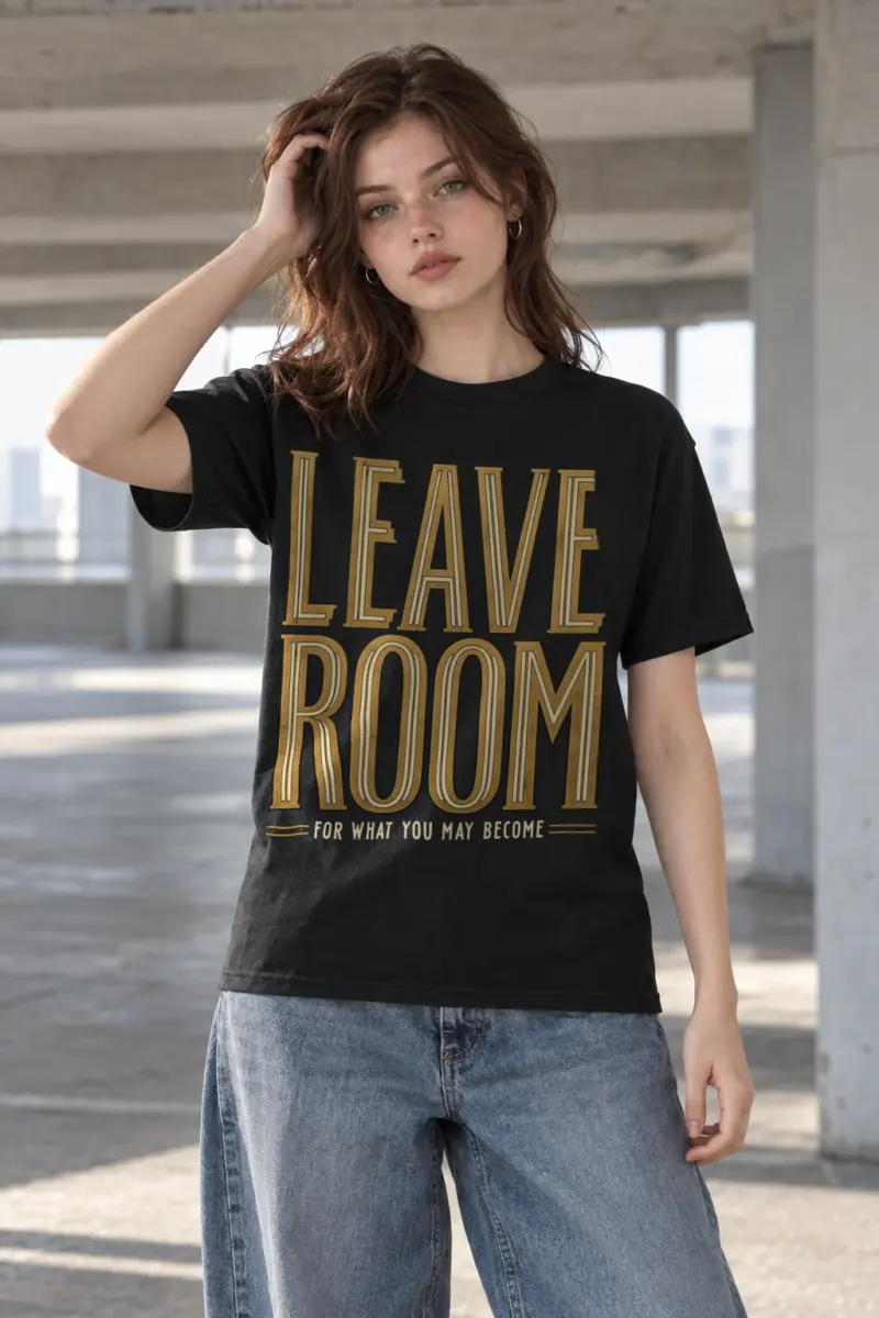 “Leave Room For What You May Become” Heavyweight Unisex Crewneck T-shirt