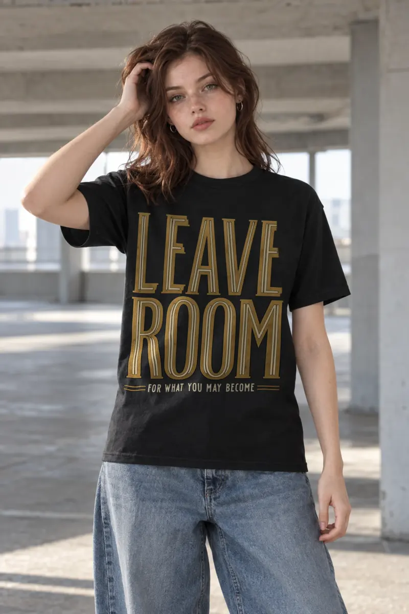 "Leave Room For What You May Become" Heavyweight Unisex Crewneck T-shirt