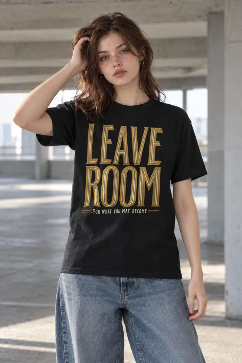 "Leave Room For What You May Become" Heavyweight Unisex Crewneck T-shirt