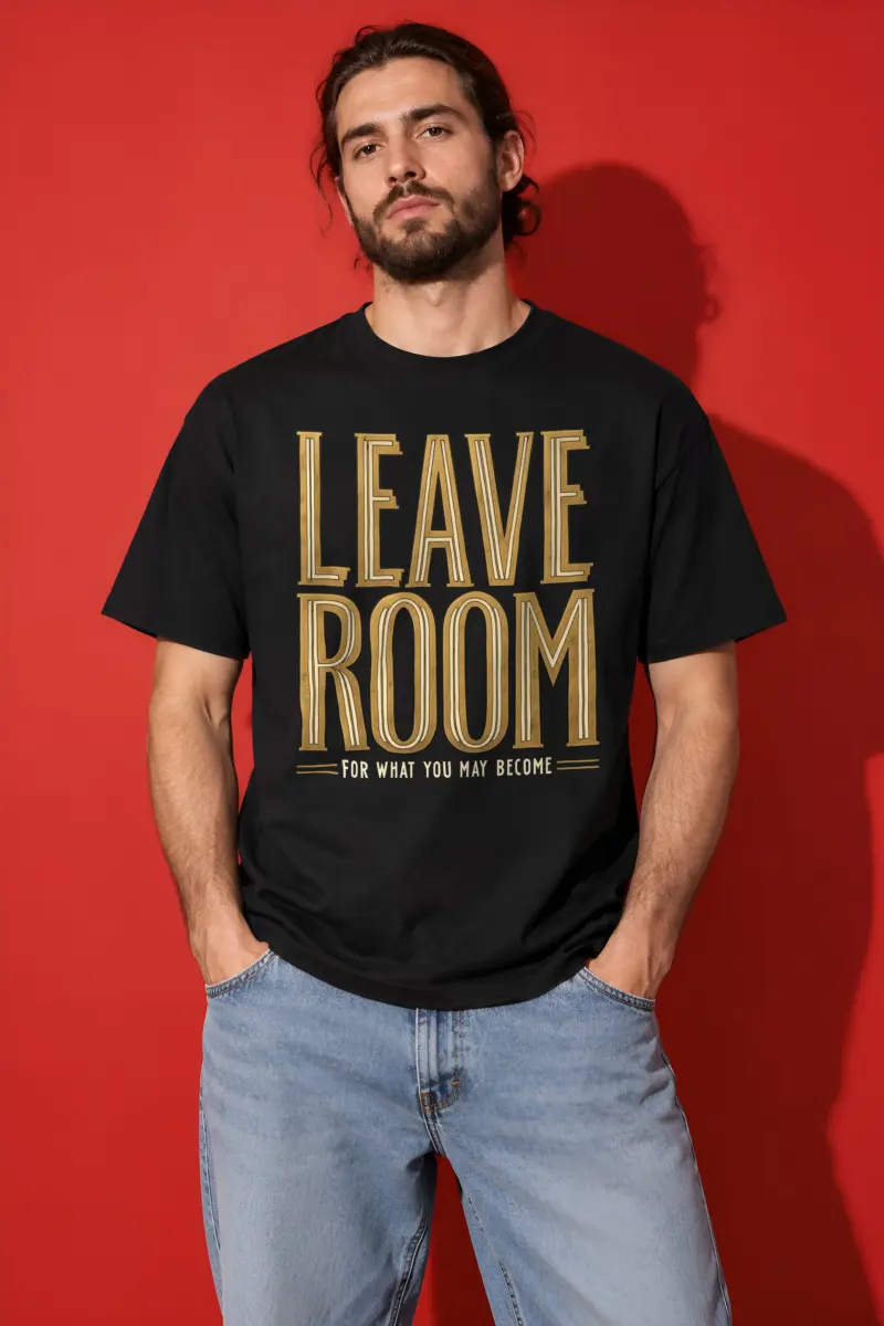 "Leave Room For What You May Become" Heavyweight Unisex Crewneck T-shirt