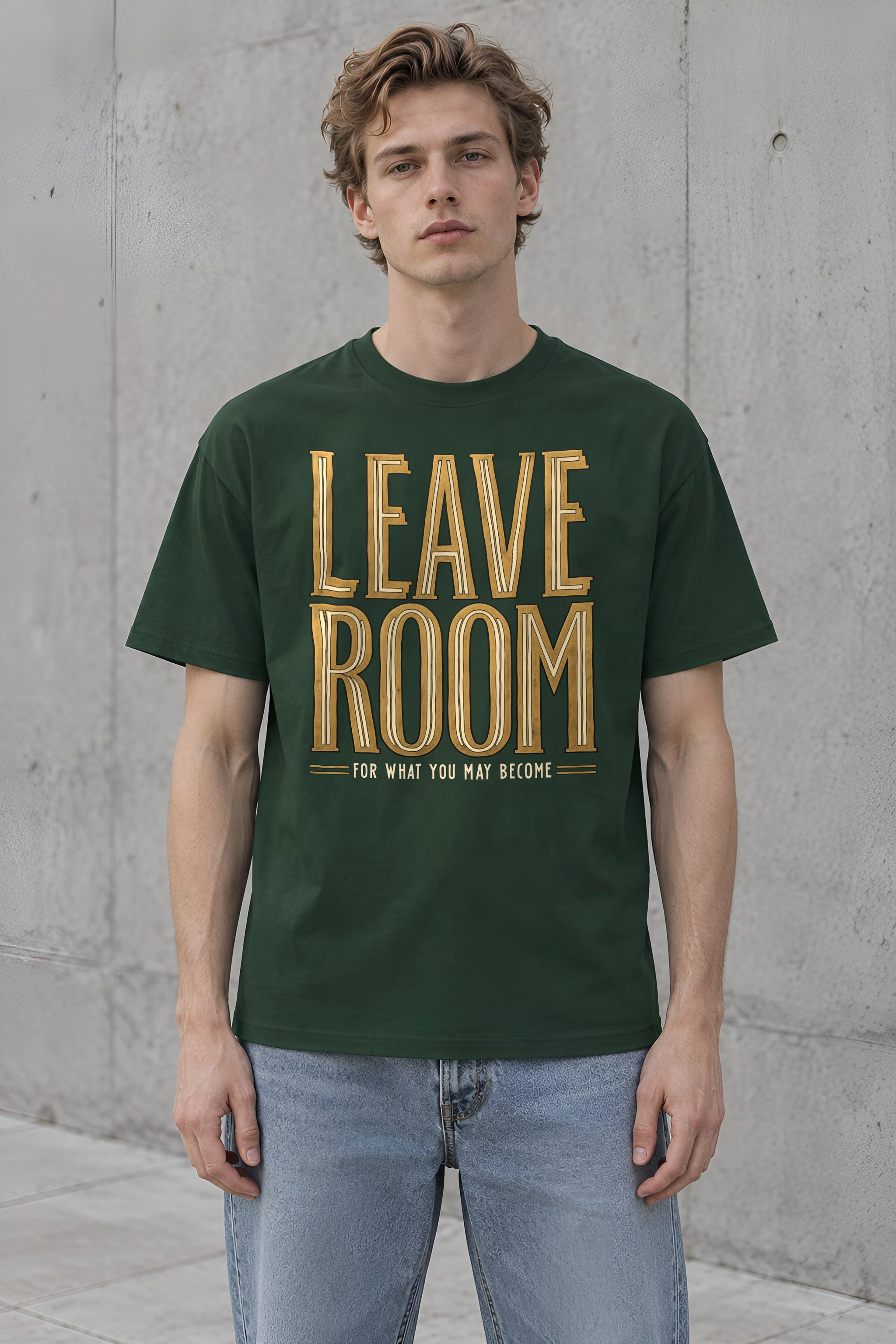 "Leave Room For What You May Become" Heavyweight Unisex Crewneck T-shirt