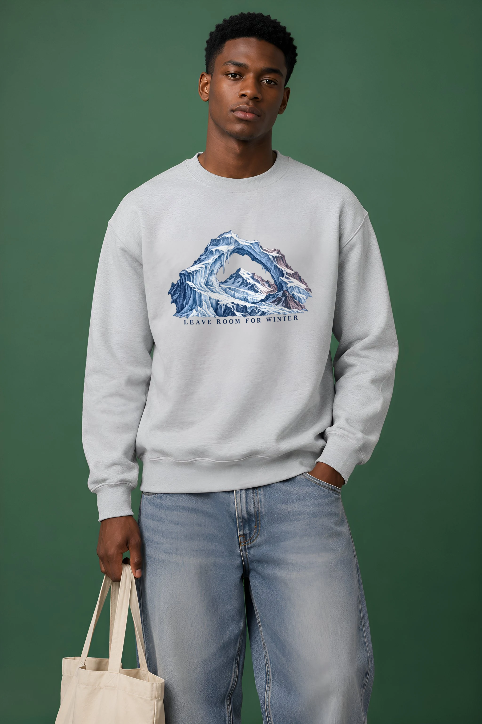 "Leave Room for Winter" Heavy Blend Unisex Crewneck Sweatshirt