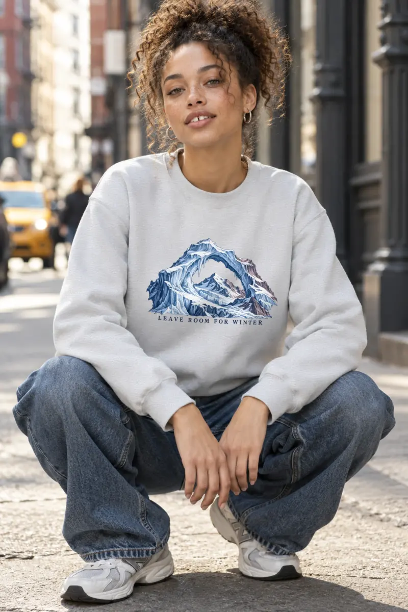 "Leave Room for Winter" Heavy Blend Unisex Crewneck Sweatshirt