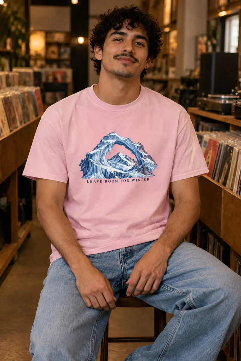 "Leave Room for Winter" Heavyweight Unisex Crewneck T-shirt