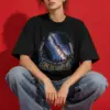 "Leave The Rainfly Off" Unisex Oversized Heavyweight Crewneck T-Shirt