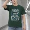 "Leave the Shore Low Water To Seals" Heavyweight Unisex Crewneck T-shirt