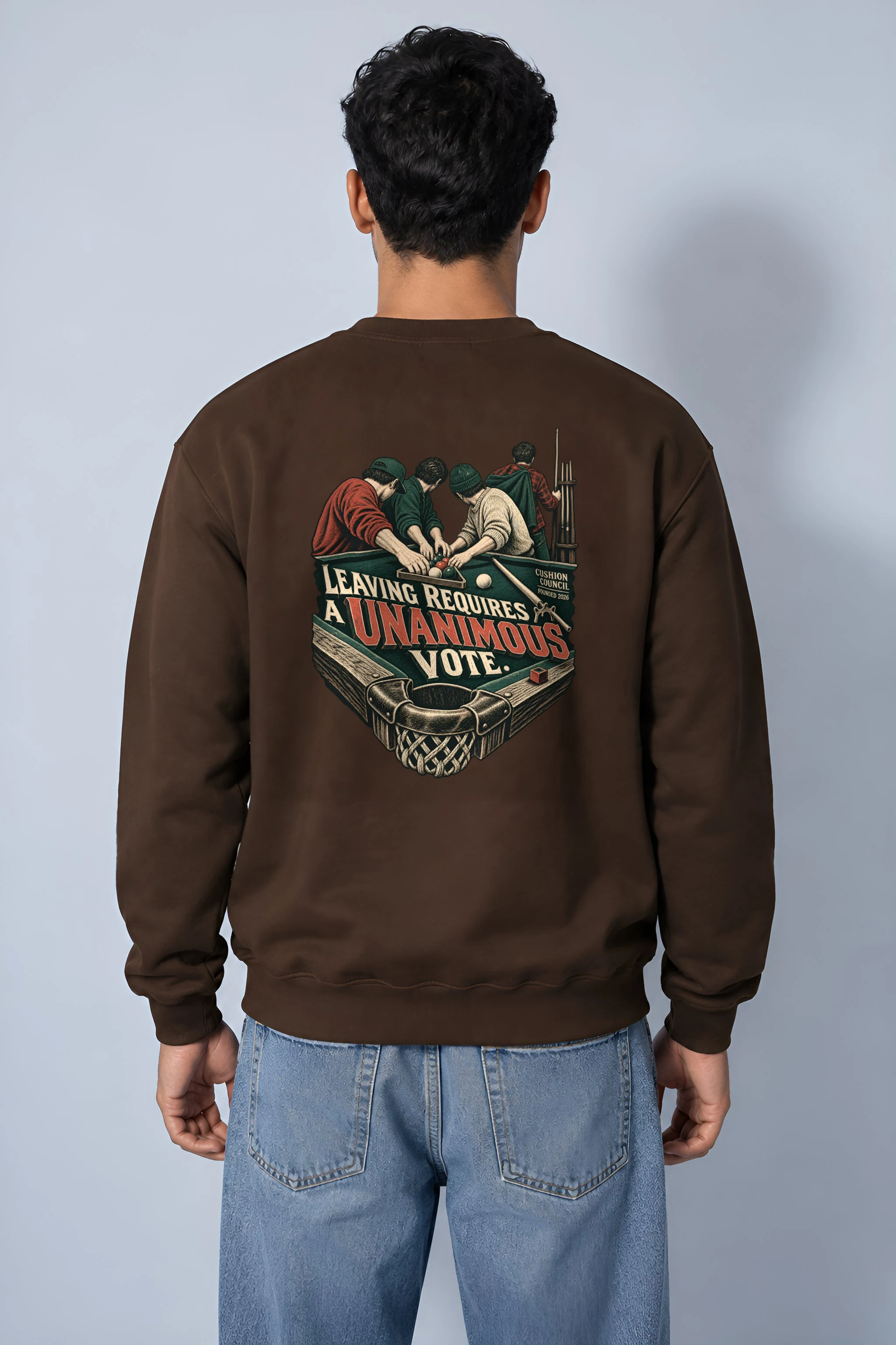 "Leaving Requires a Unanimous Vote" Heavy Blend Unisex Crewneck Sweatshirt