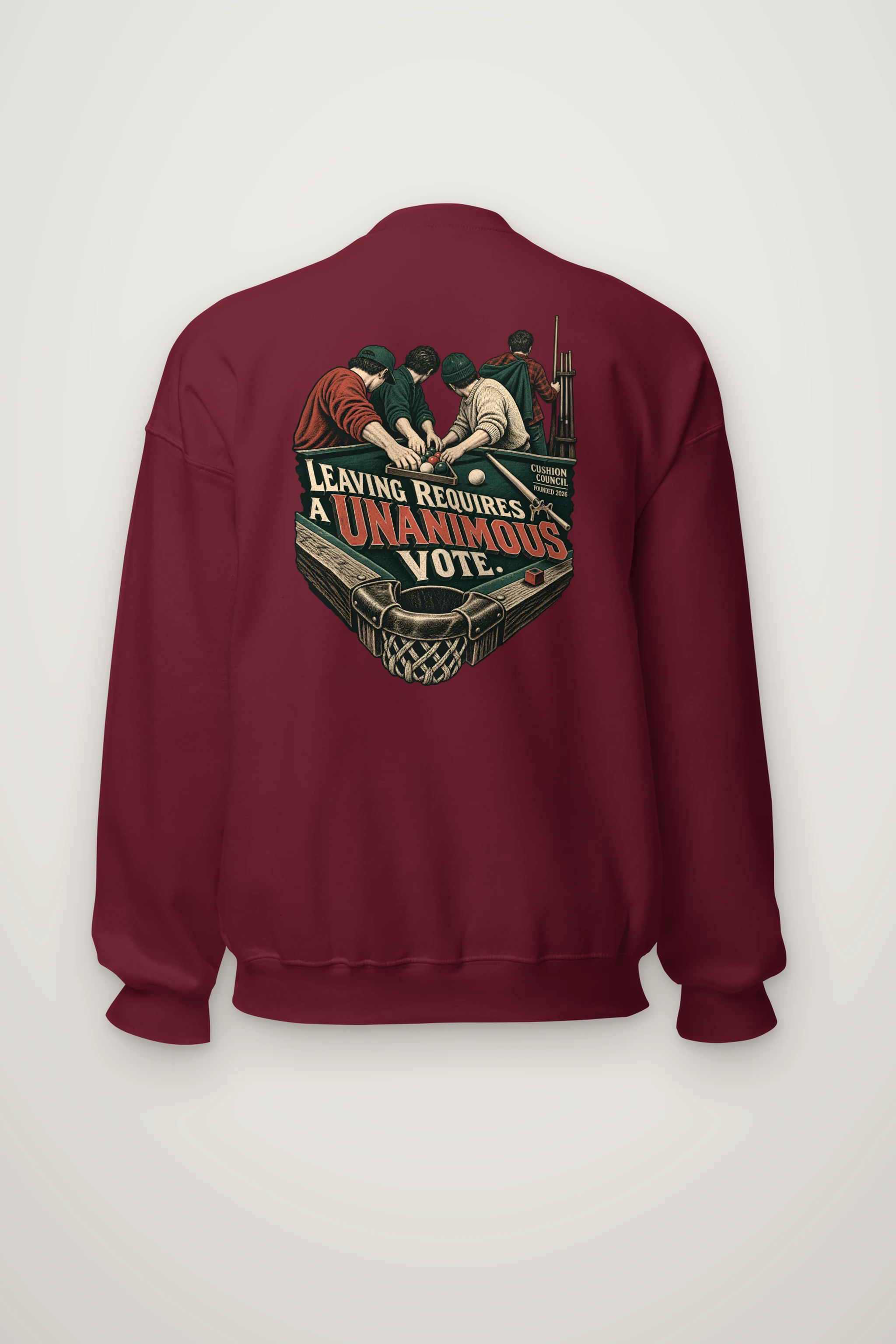 "Leaving Requires a Unanimous Vote" Heavy Blend Unisex Crewneck Sweatshirt