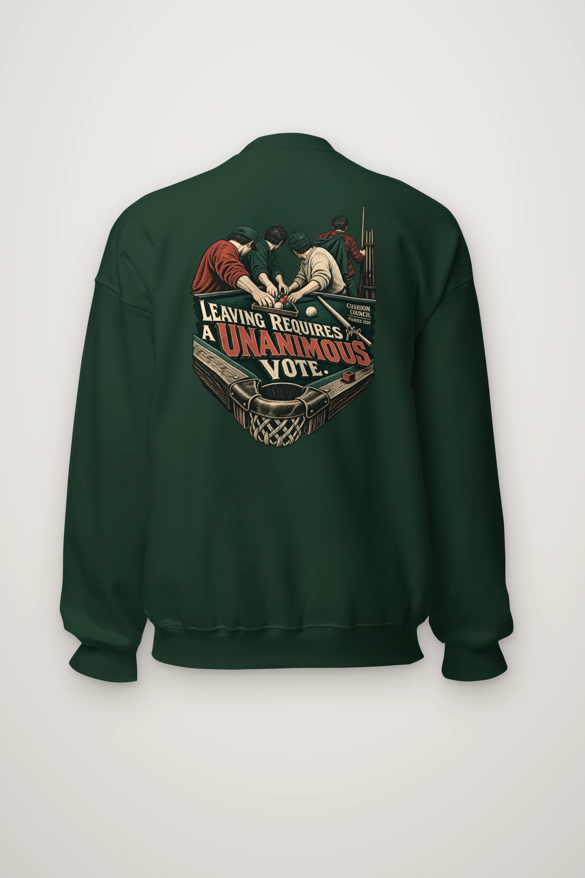 "Leaving Requires a Unanimous Vote" Heavy Blend Unisex Crewneck Sweatshirt
