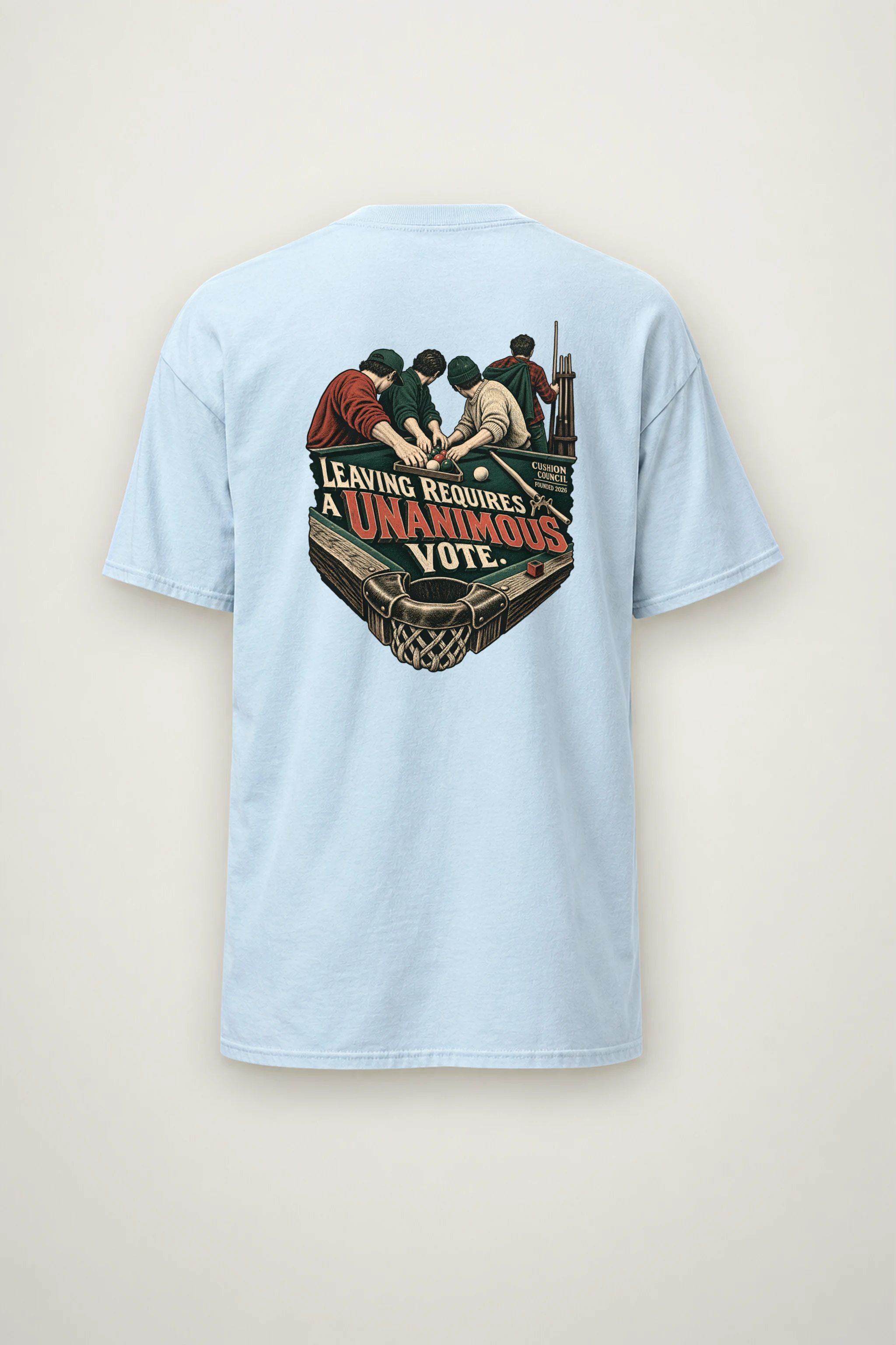 "Leaving Requires a Unanimous Vote" Heavyweight Unisex Crewneck T-shirt
