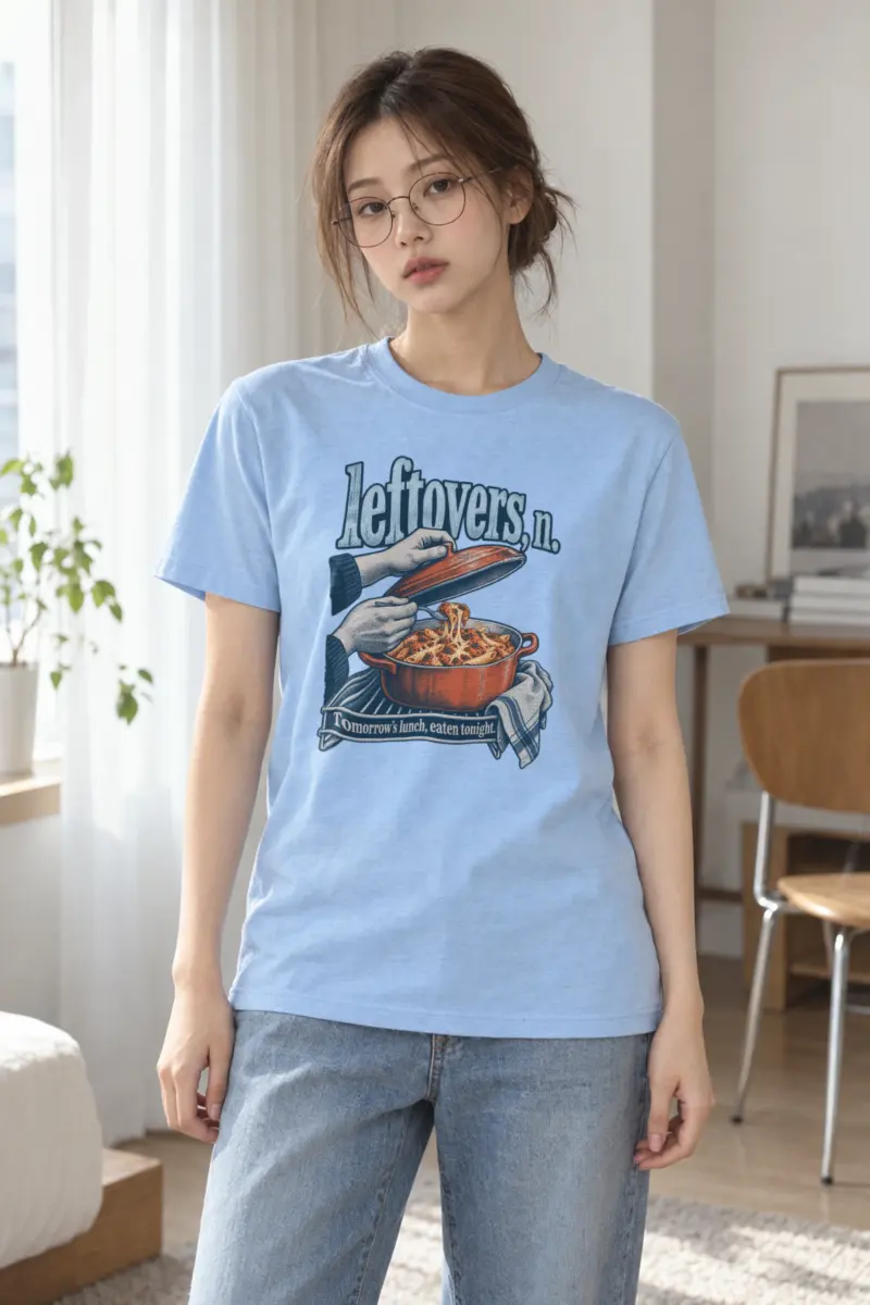 “leftovers, n.” Heavyweight Unisex Crewneck T-shirt