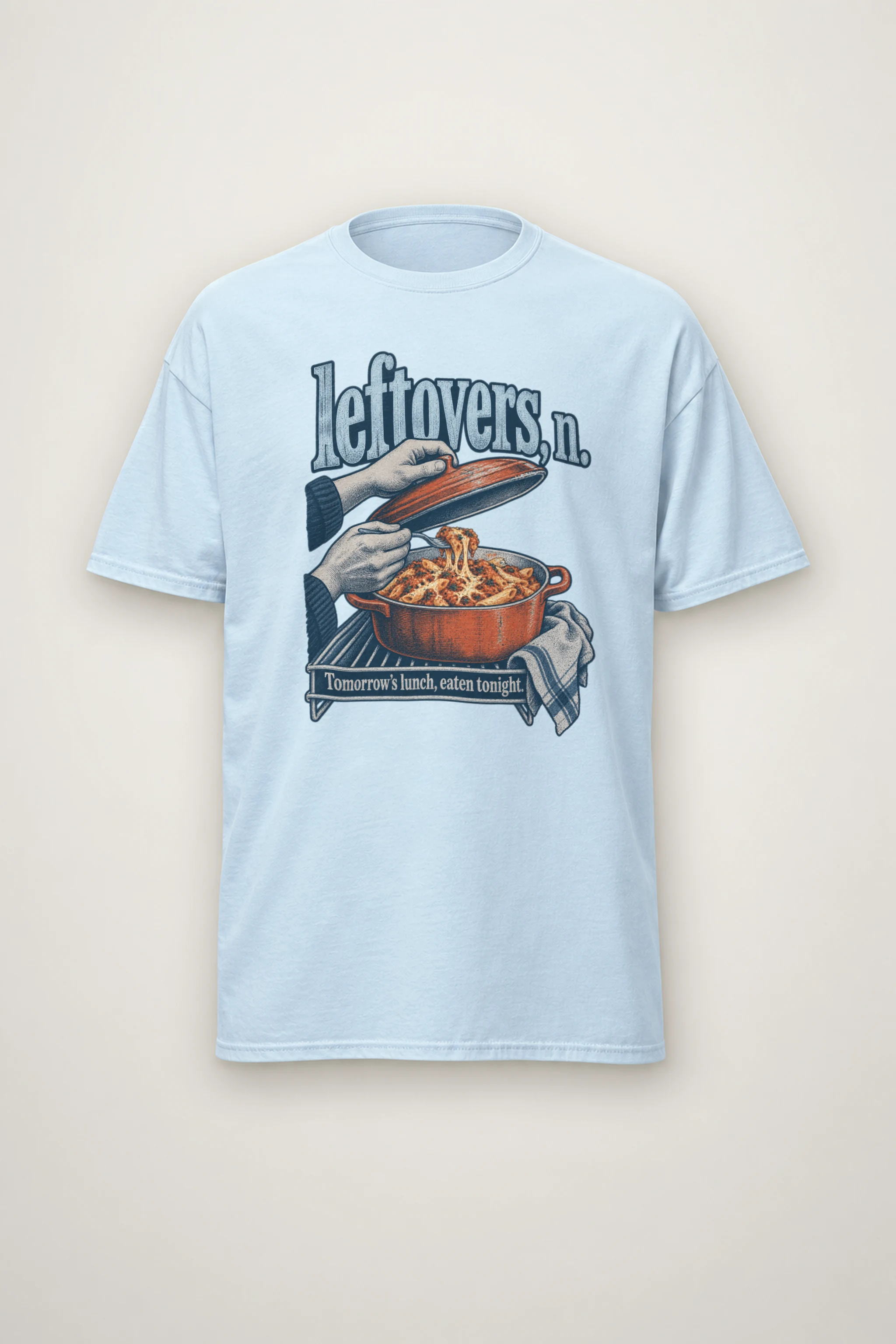 "leftovers, n." Heavyweight Unisex Crewneck T-shirt
