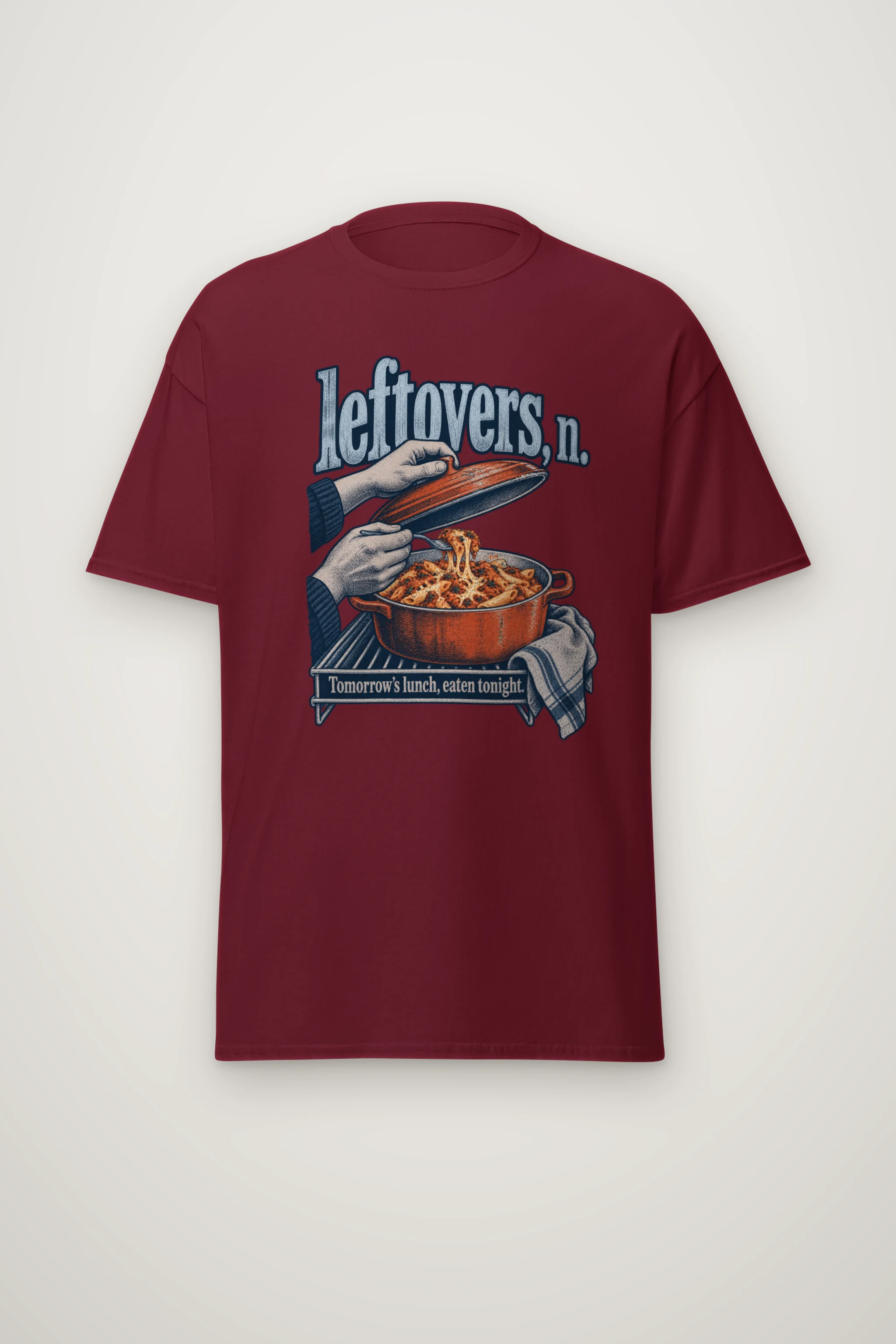 "leftovers, n." Heavyweight Unisex Crewneck T-shirt