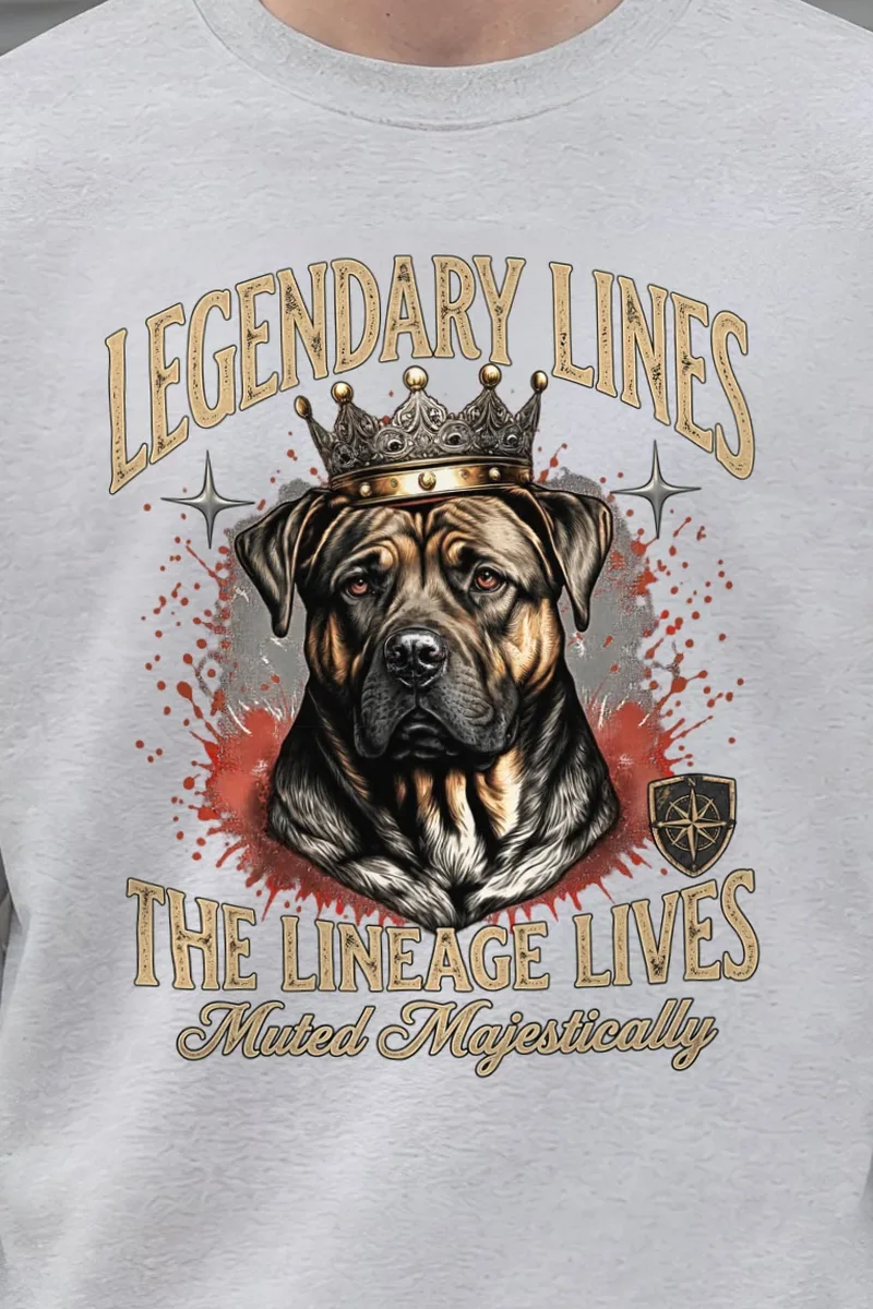 "Legendary Lines" 1 Crewneck Sweatshirt - the graphic up close