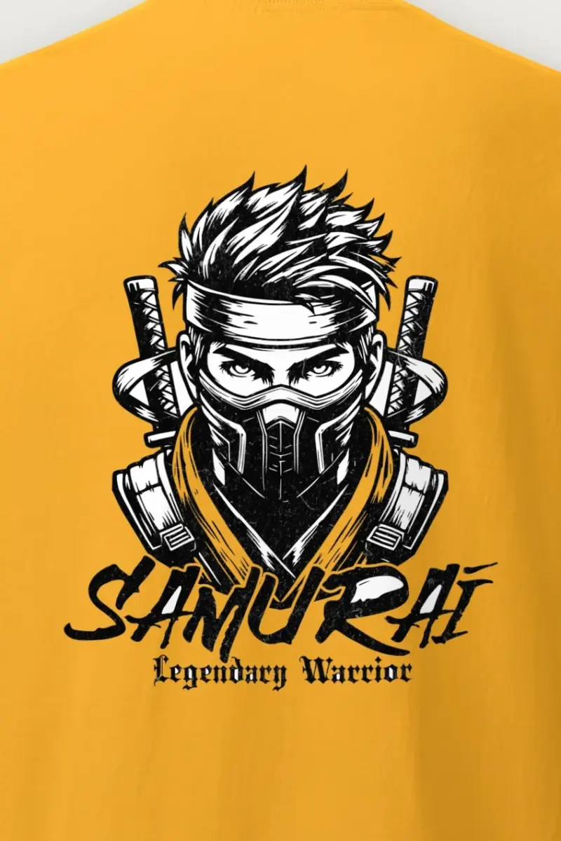 "Legendary Samurai" Heavyweight Unisex Crewneck T-shirt