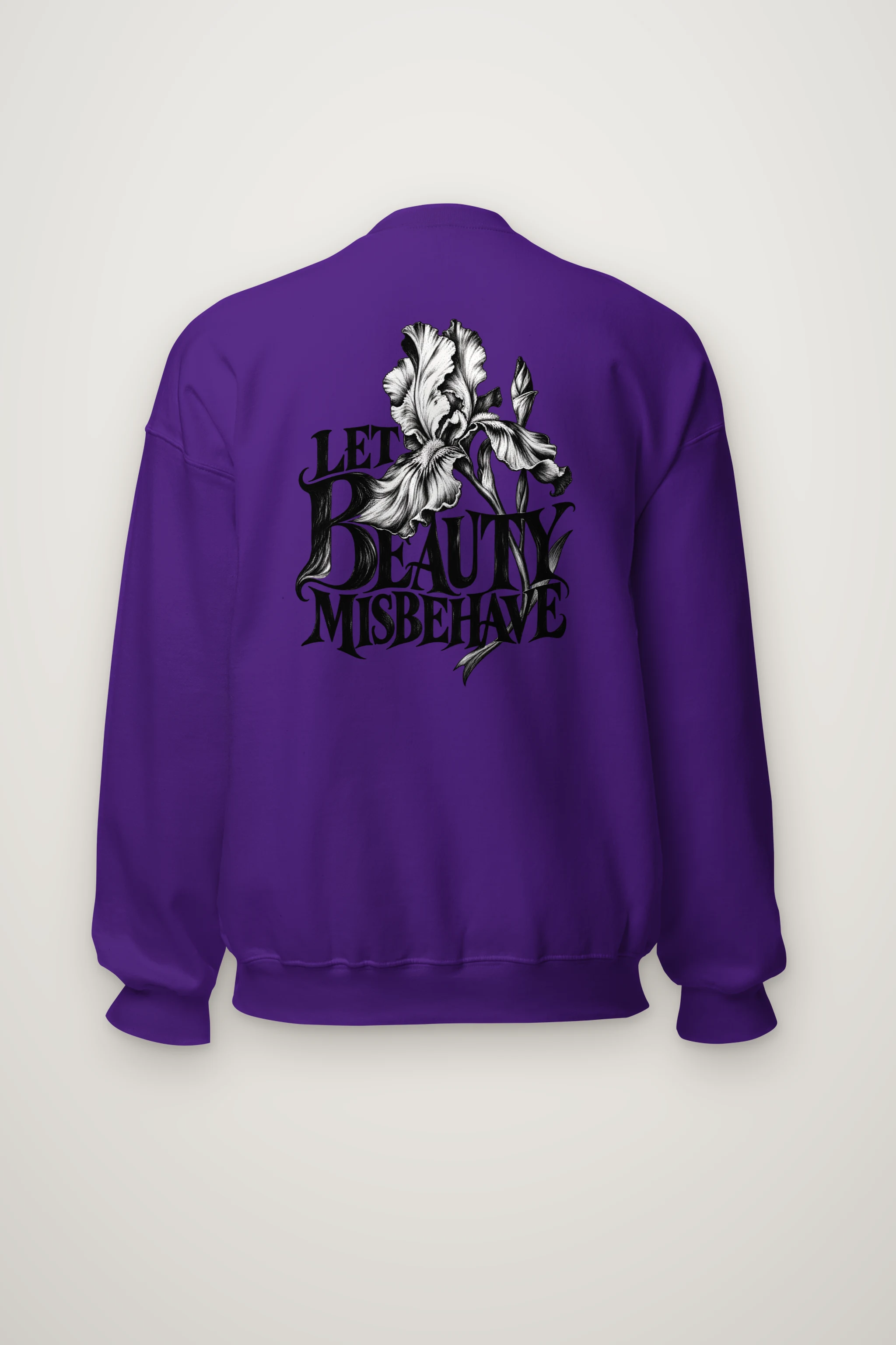 "Let Beauty Misbehave" Heavy Blend Unisex Crewneck Sweatshirt