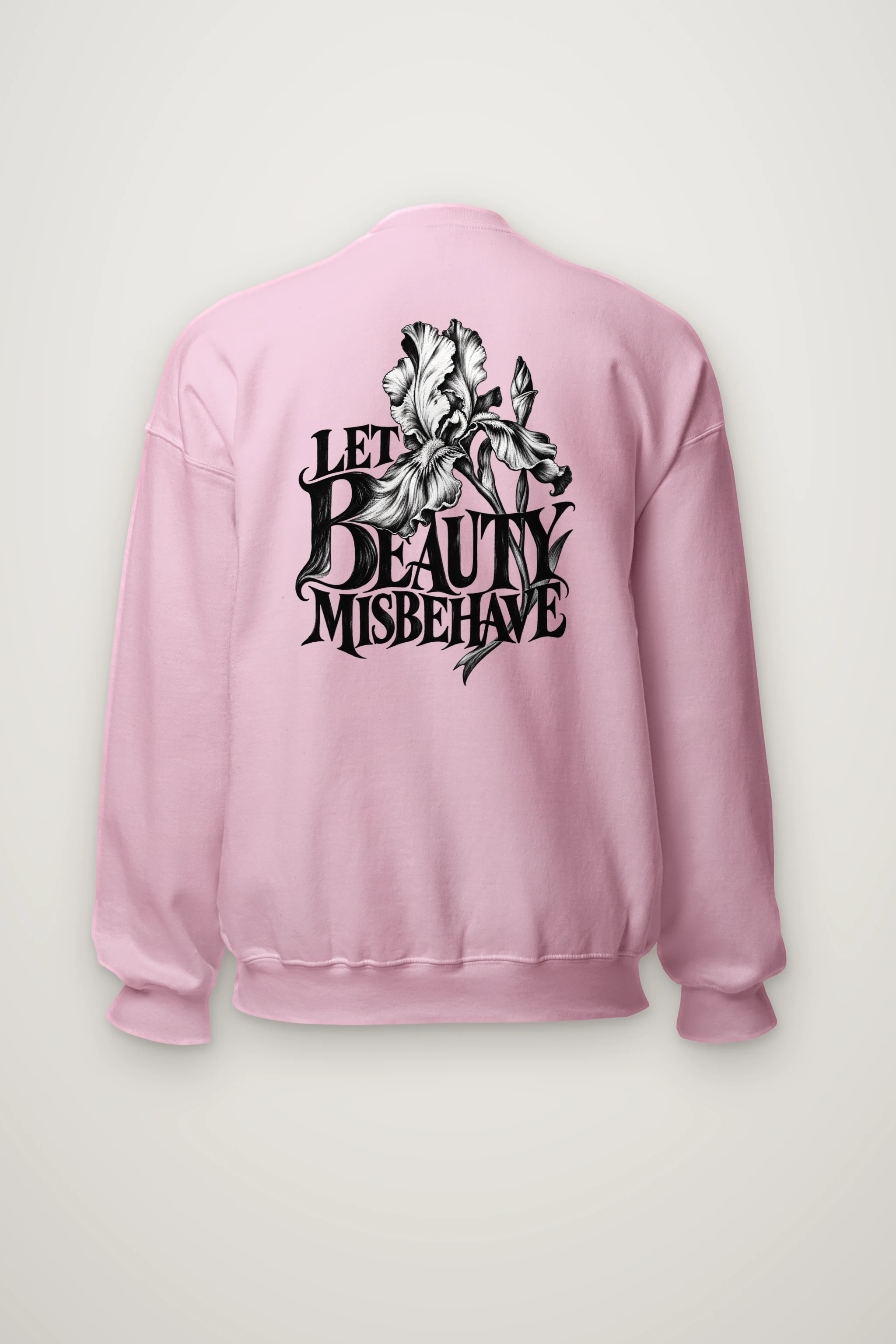 "Let Beauty Misbehave" Heavy Blend Unisex Crewneck Sweatshirt