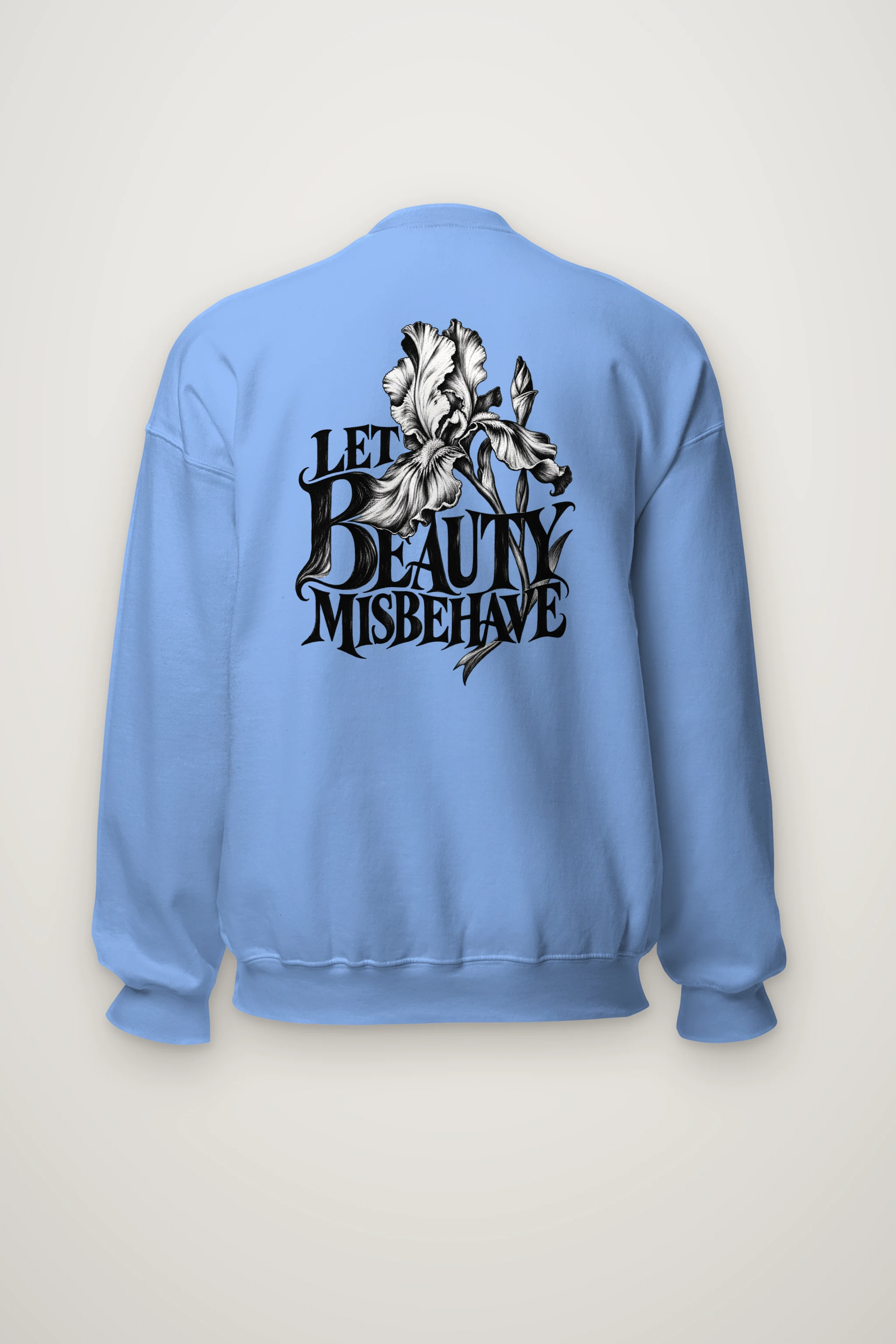 "Let Beauty Misbehave" Heavy Blend Unisex Crewneck Sweatshirt
