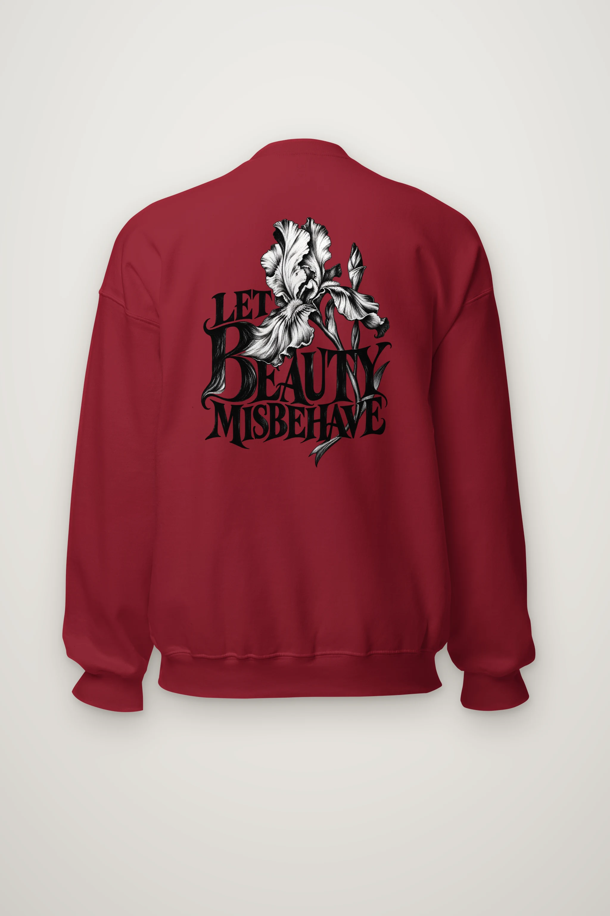 "Let Beauty Misbehave" Heavy Blend Unisex Crewneck Sweatshirt