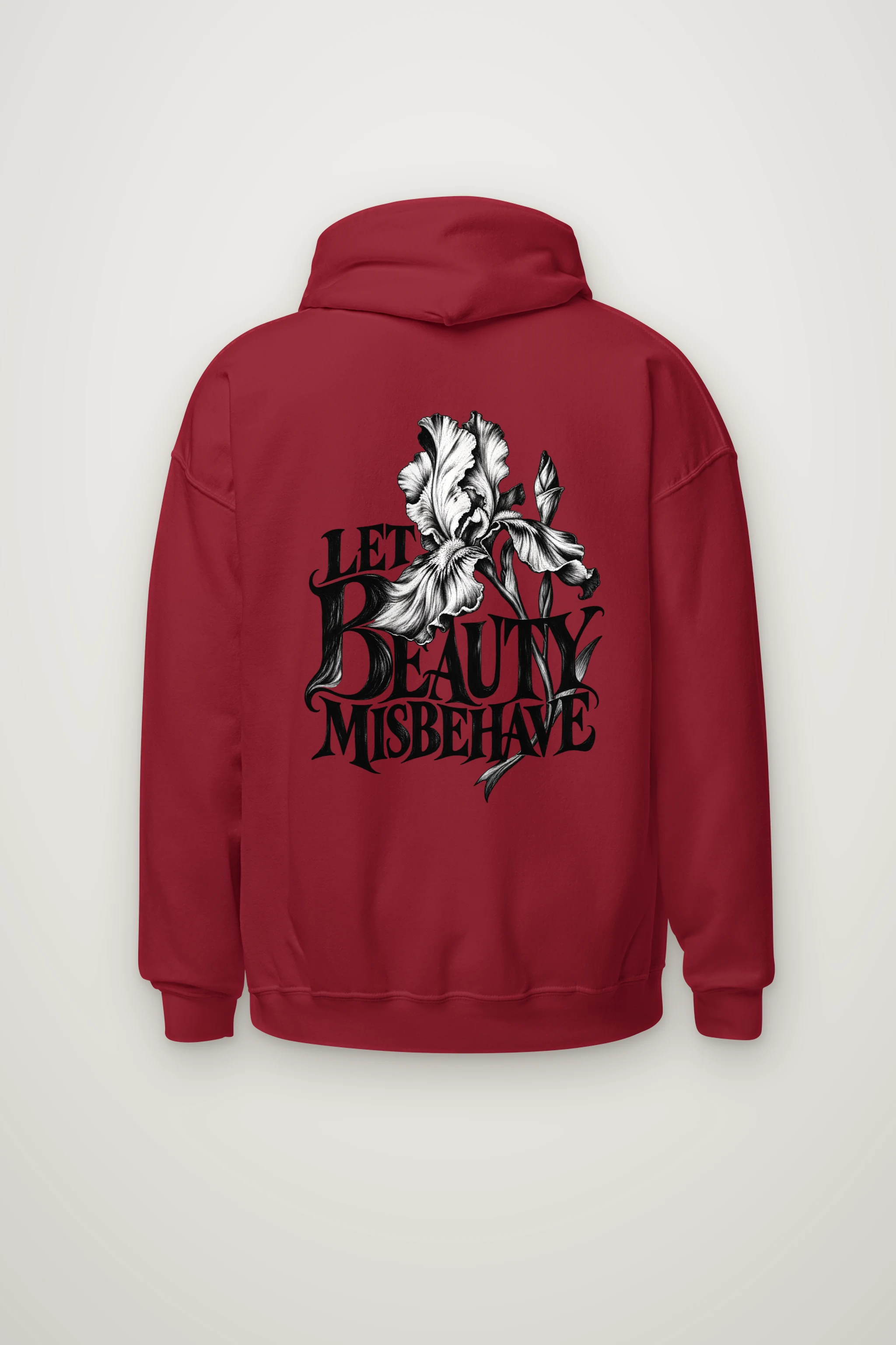 "Let Beauty Misbehave" Heavy Blend Unisex Pullover Hoodie