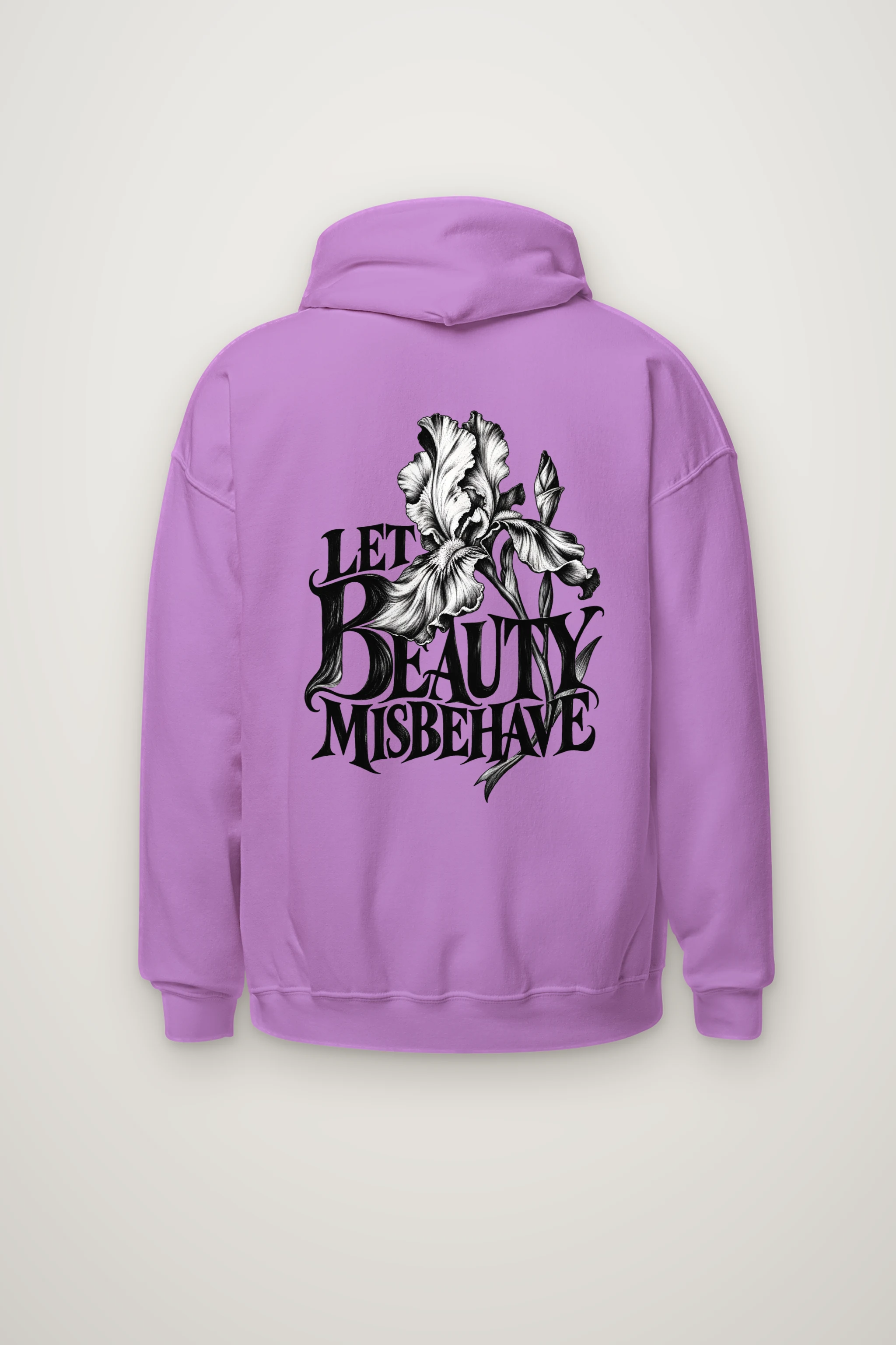 "Let Beauty Misbehave" Heavy Blend Unisex Pullover Hoodie