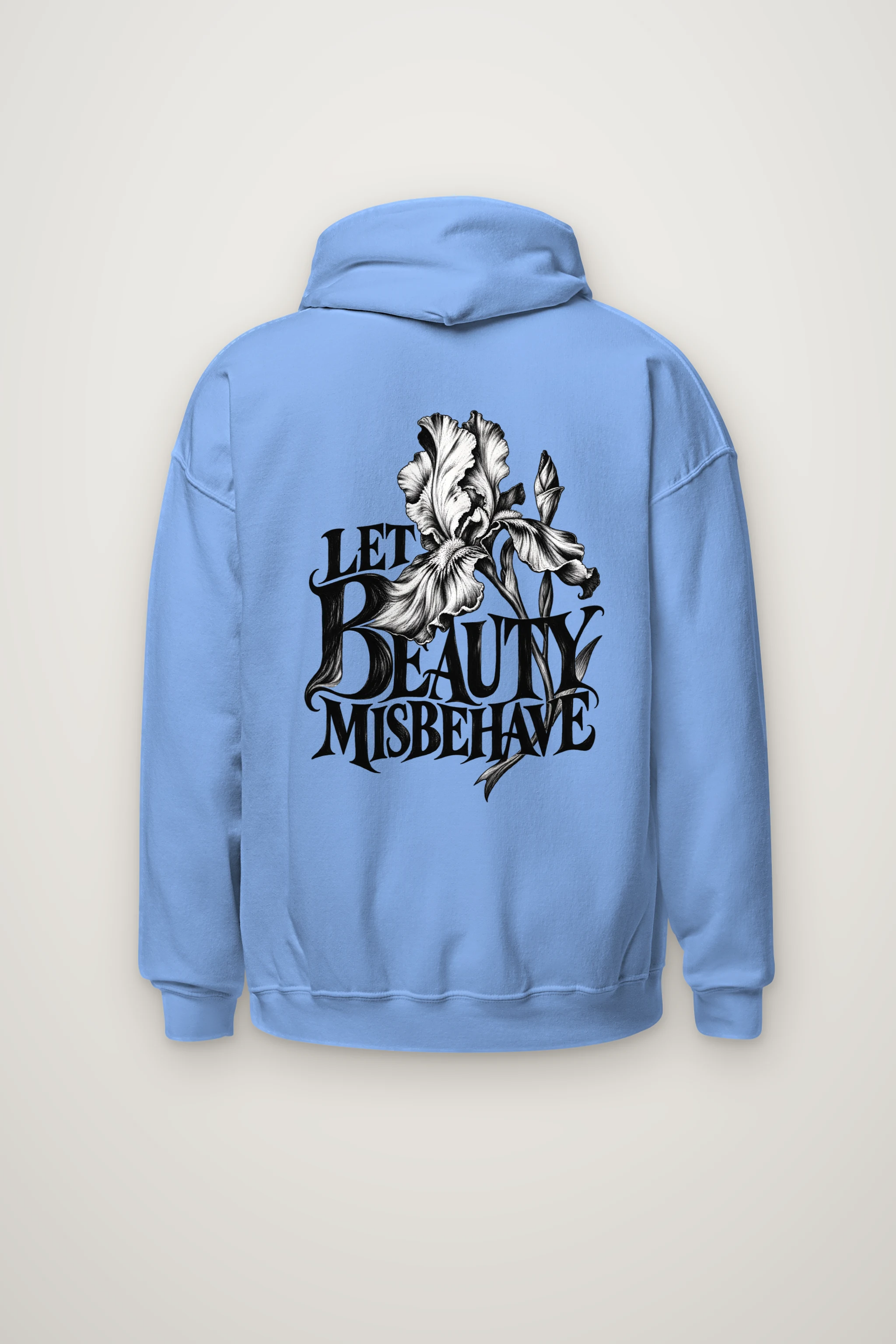 "Let Beauty Misbehave" Heavy Blend Unisex Pullover Hoodie